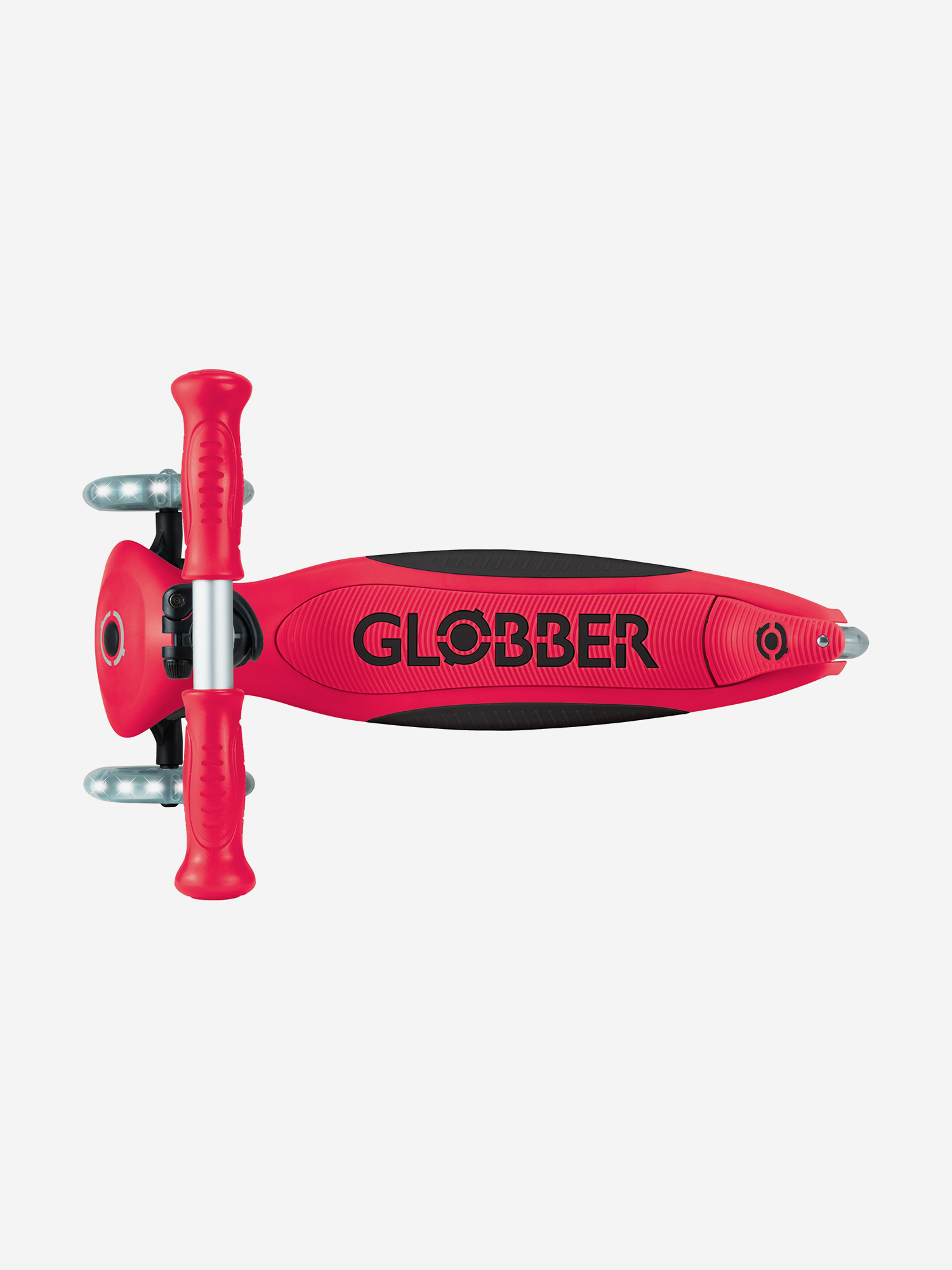 фото Самокат детский globber primo foldable plus lights, красный