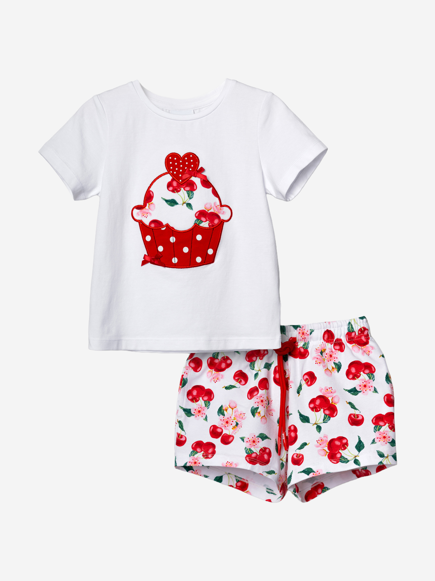 Изображение товара Комплект для девочек: футболка, шорты PlayToday