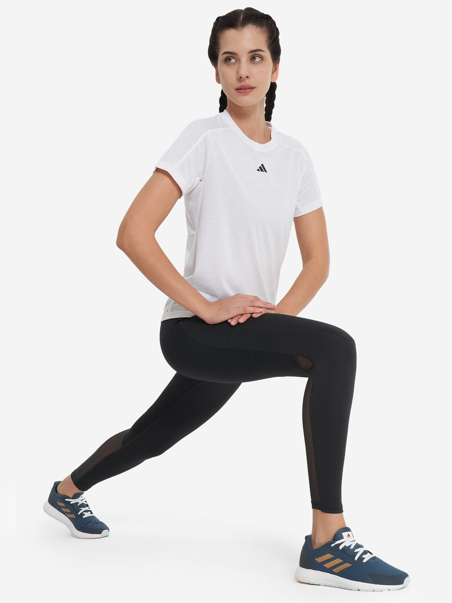 фото Футболка женская adidas, белый