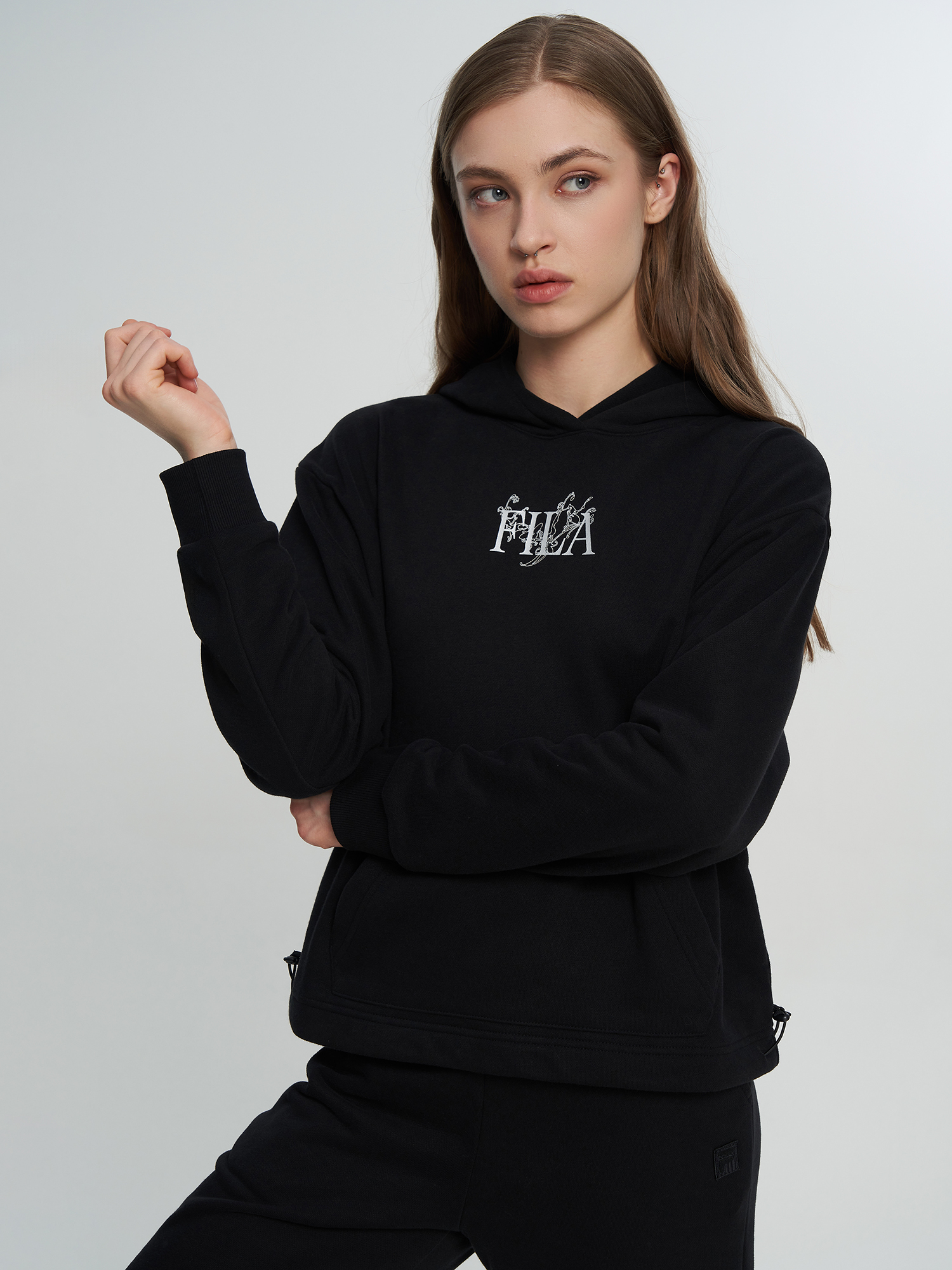 

Худи женское FILA, Черный