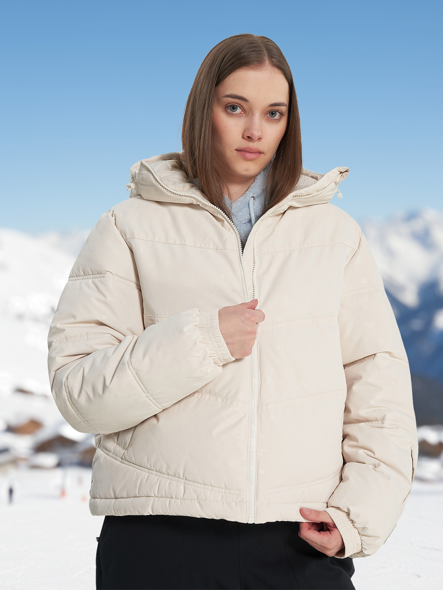 

Пуховик женский Protest, Бежевый