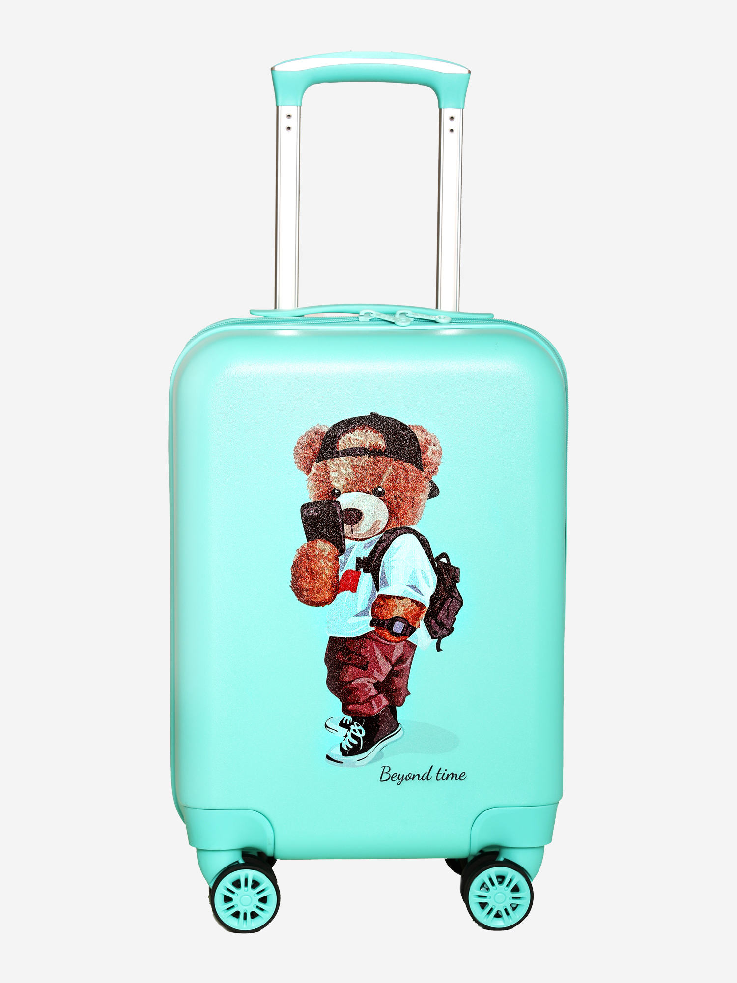 Изображение товара Детский чемодан BEYOND TIME R105 Мишка селфи зеленый для активного отдыха