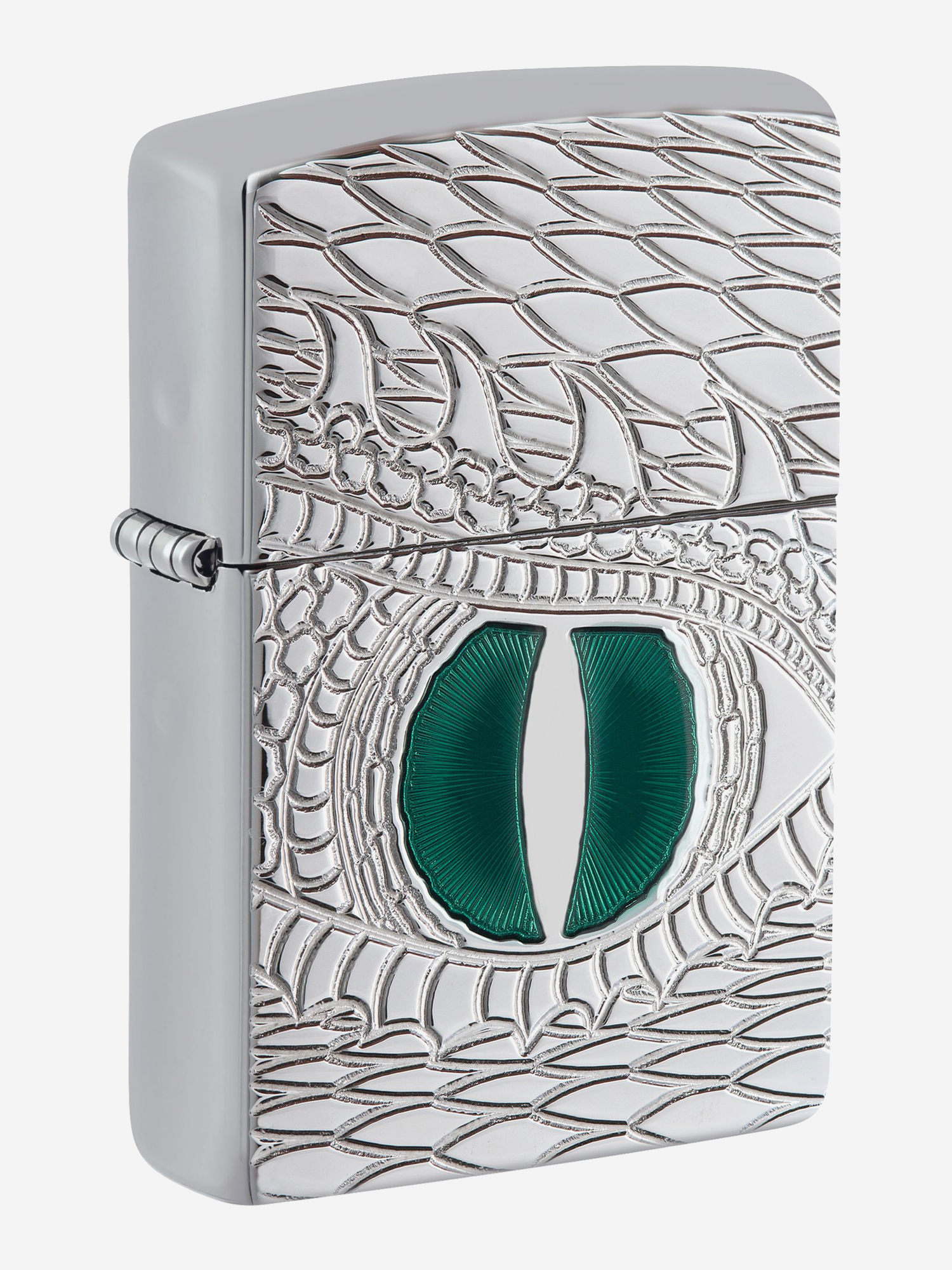 

Зажигалка бензиновая ZIPPO 28807 Armor Dragon Eye, Серебряный