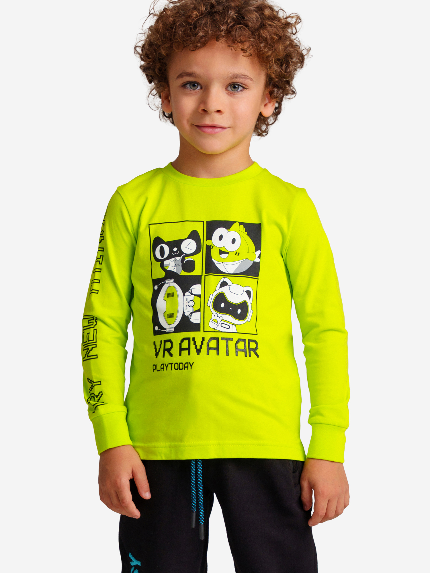 Изображение товара Лонгслив для мальчика PlayToday с длинными рукавами для повседневной носки