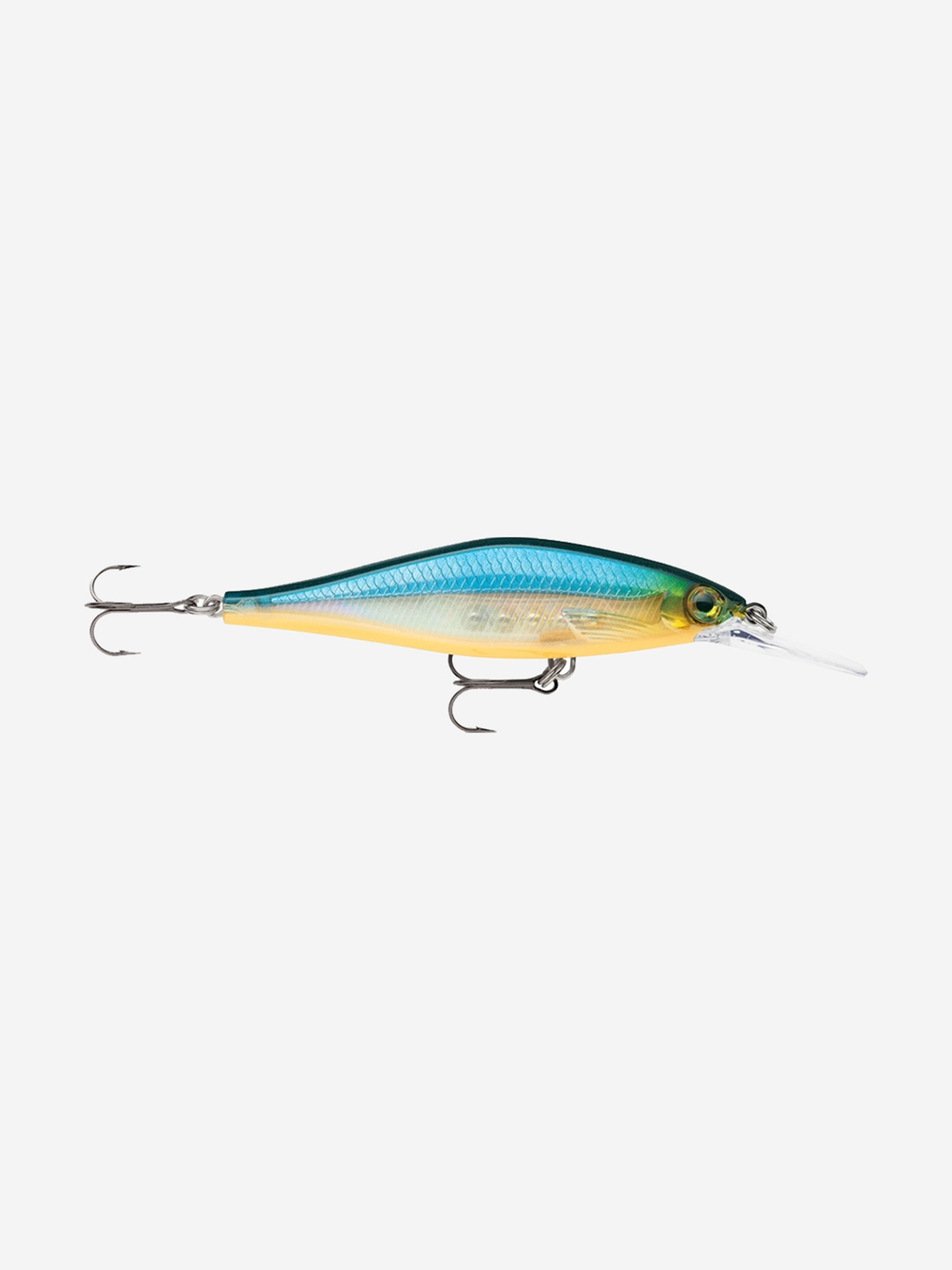 

Воблер для рыбалки RAPALA Shadow Rap Shad Deep 09, 9см, 12гр, цвет BGH, медленно всплывающий, Голубой