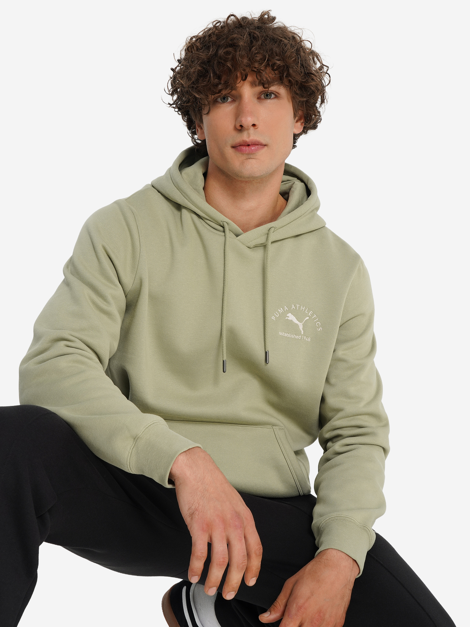 

Худи мужское PUMA Class Graphic, Бежевый