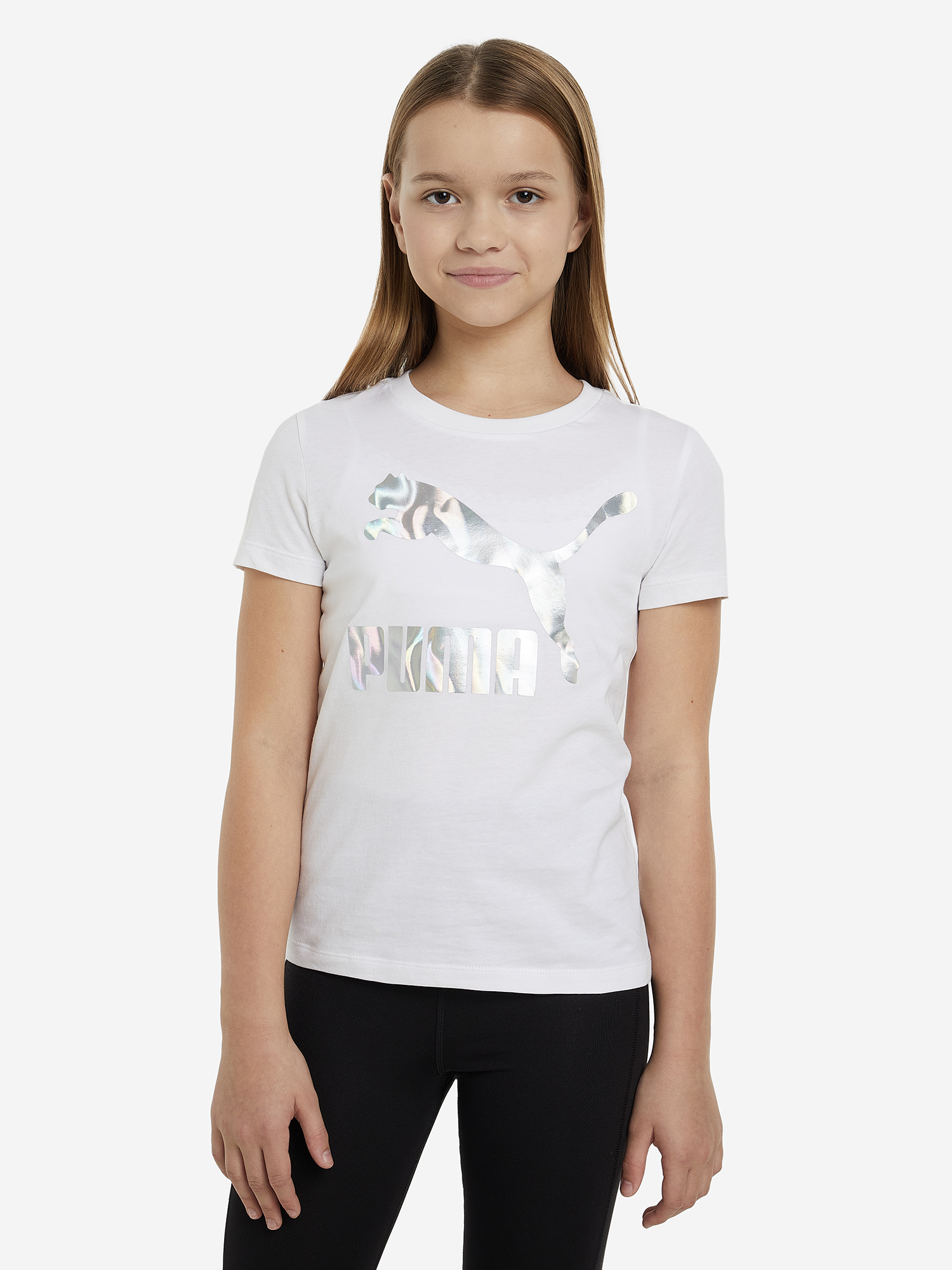 

Футболка для девочек PUMA Classics, Белый