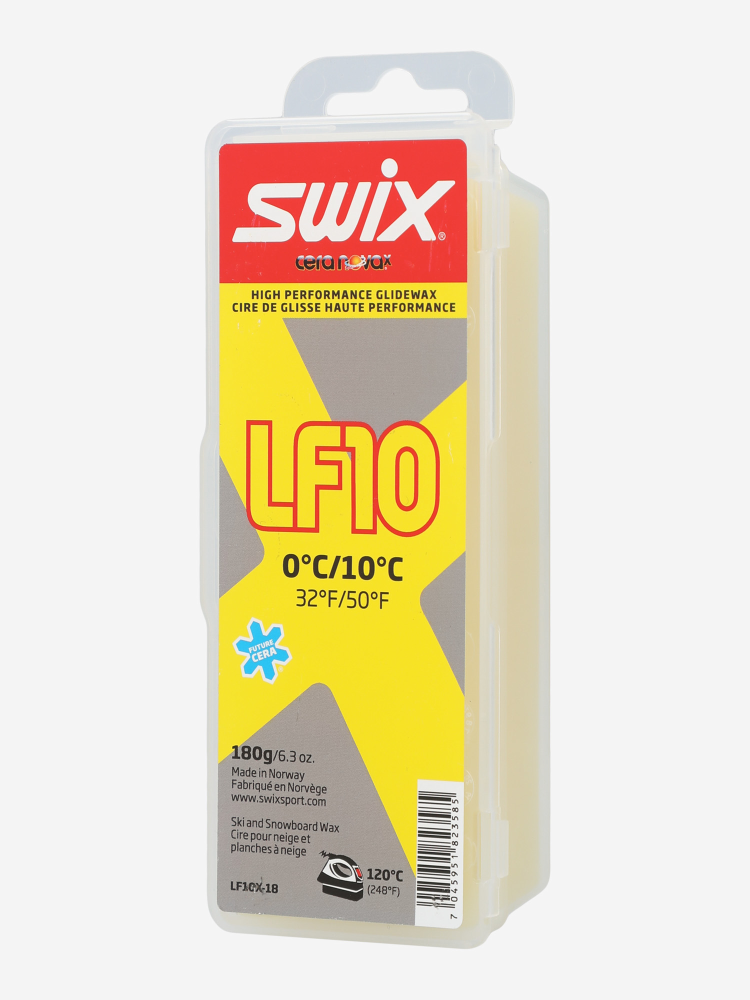

Мазь скольжения Swix LF10X, 0C/+10C, 180 г, Мультицвет