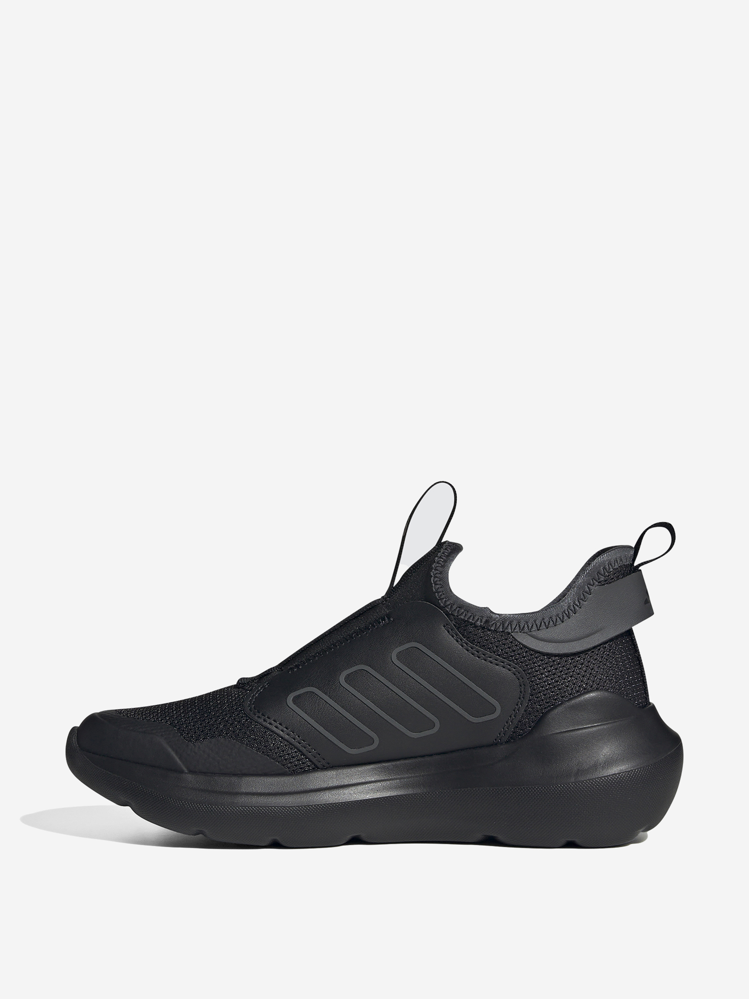 фото Слипоны детские adidas tensaur comfort ac j, черный