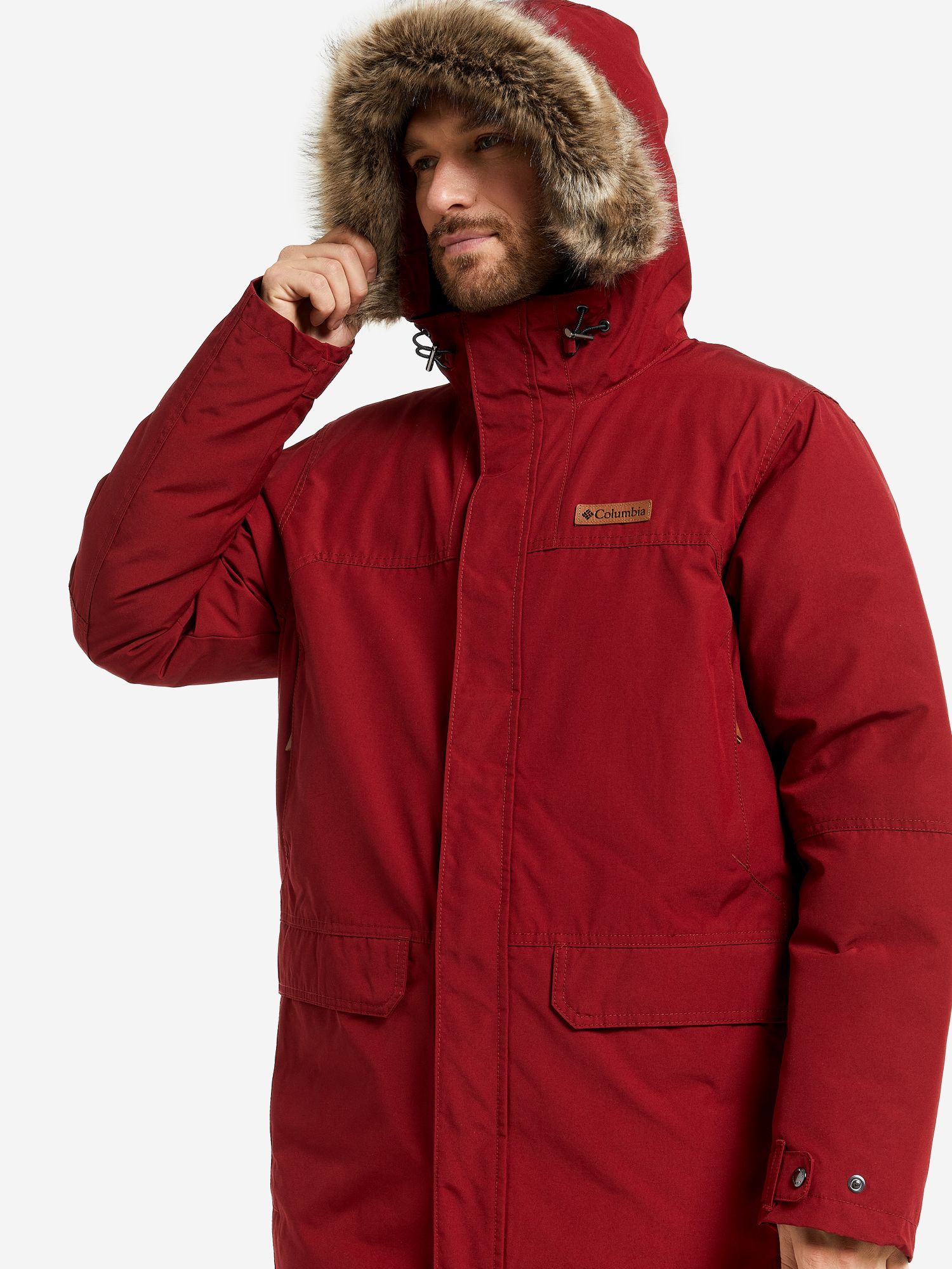 

Куртка утепленная мужская Columbia Marquam Peak Parka, Красный