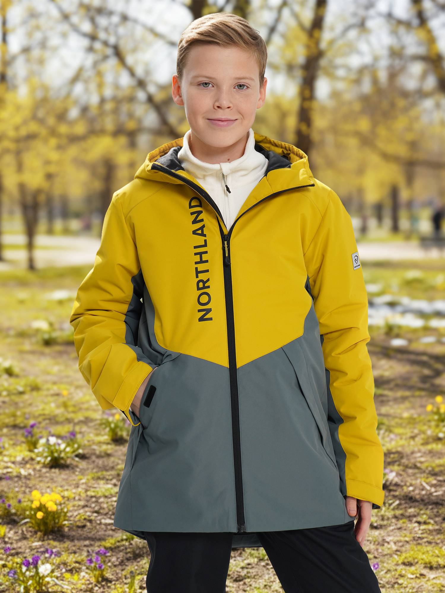 Изображение товара Детская утепленная куртка Northland для зимы с водоотталкивающей пропиткой