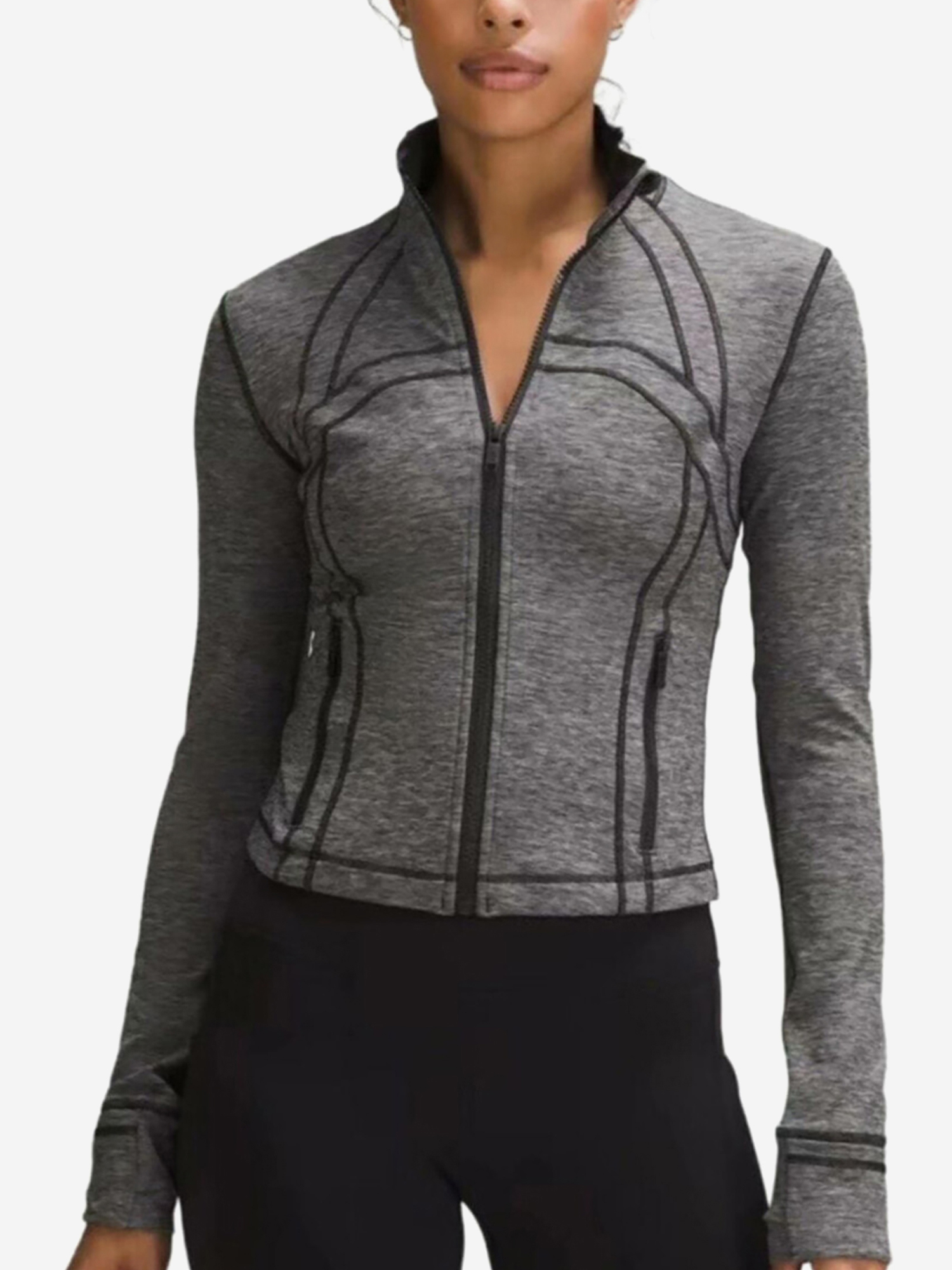 Изображение товара Lululemon Define Yoga Coat — черная, женская, всесезонная