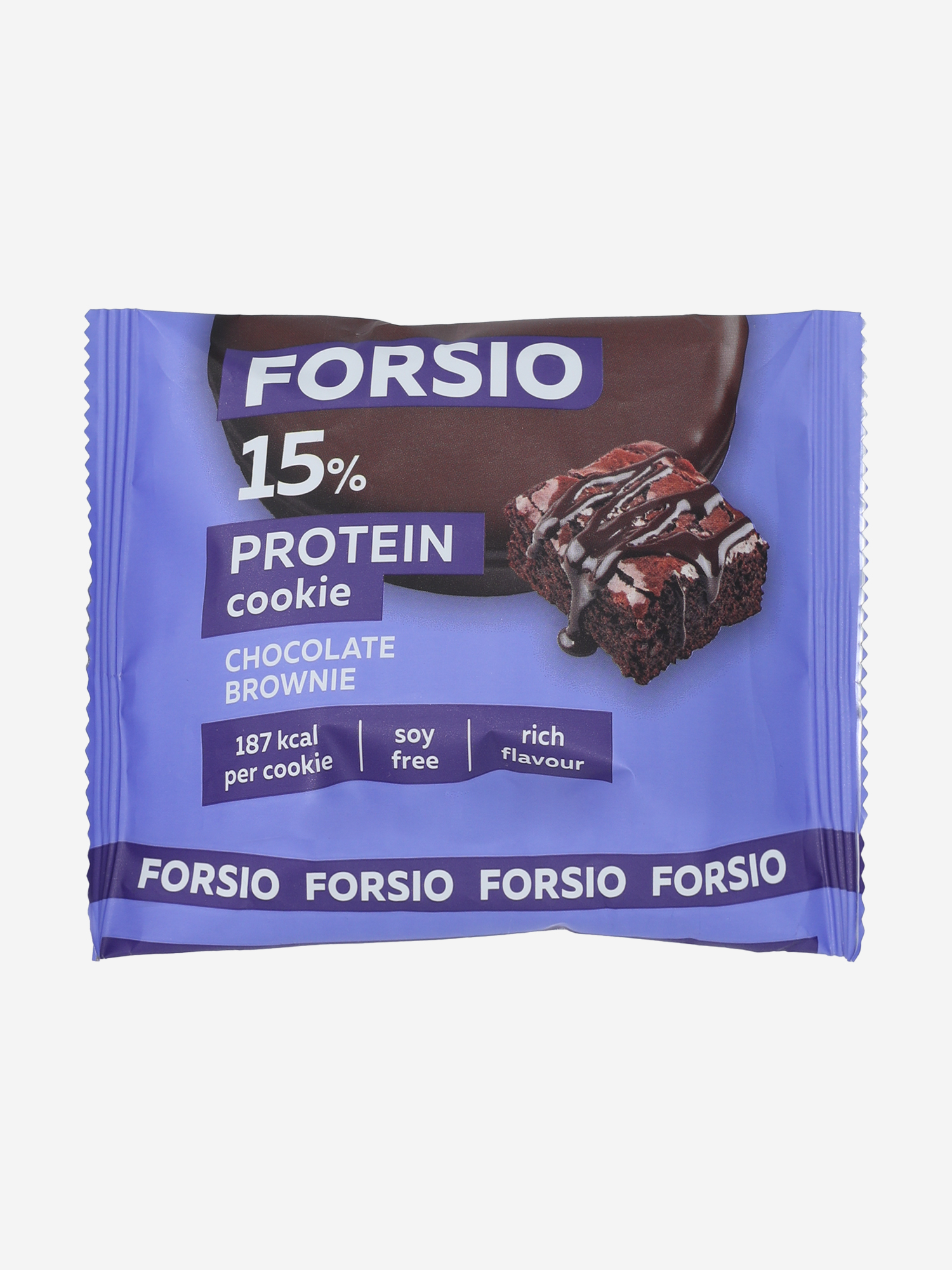 

Печенье протеиновое Forsio "Шоколадный брауни", 40 г, Мультицвет
