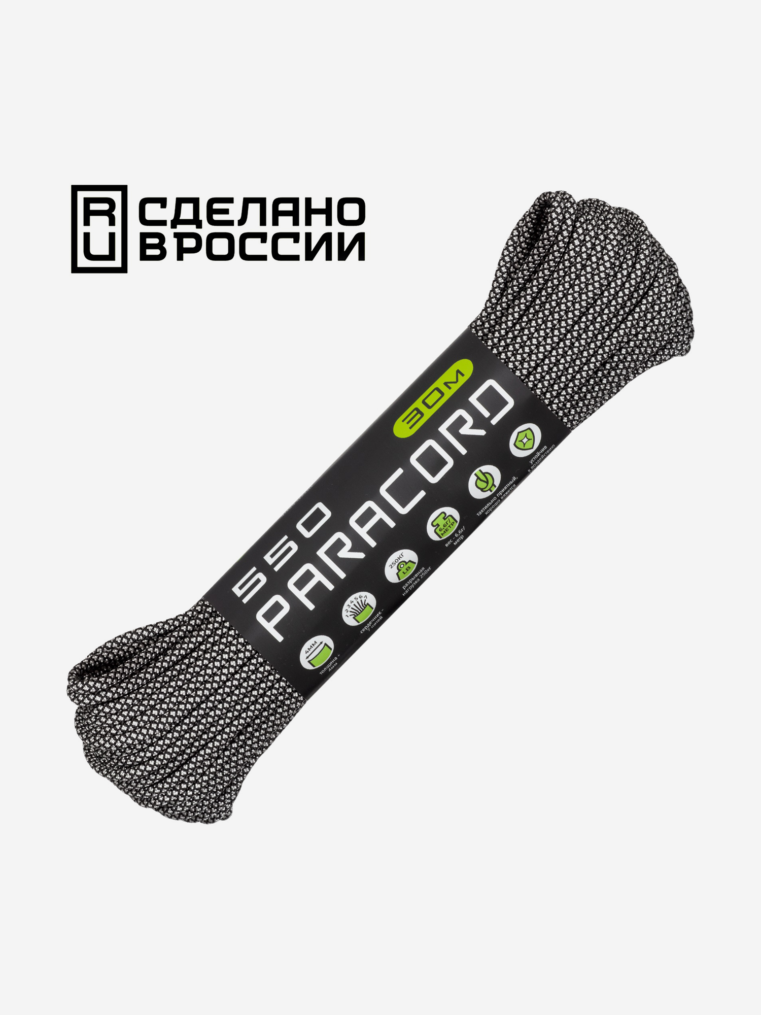 

Паракорд 550 CORD nylon 30м RUS (white snake), Мультицвет