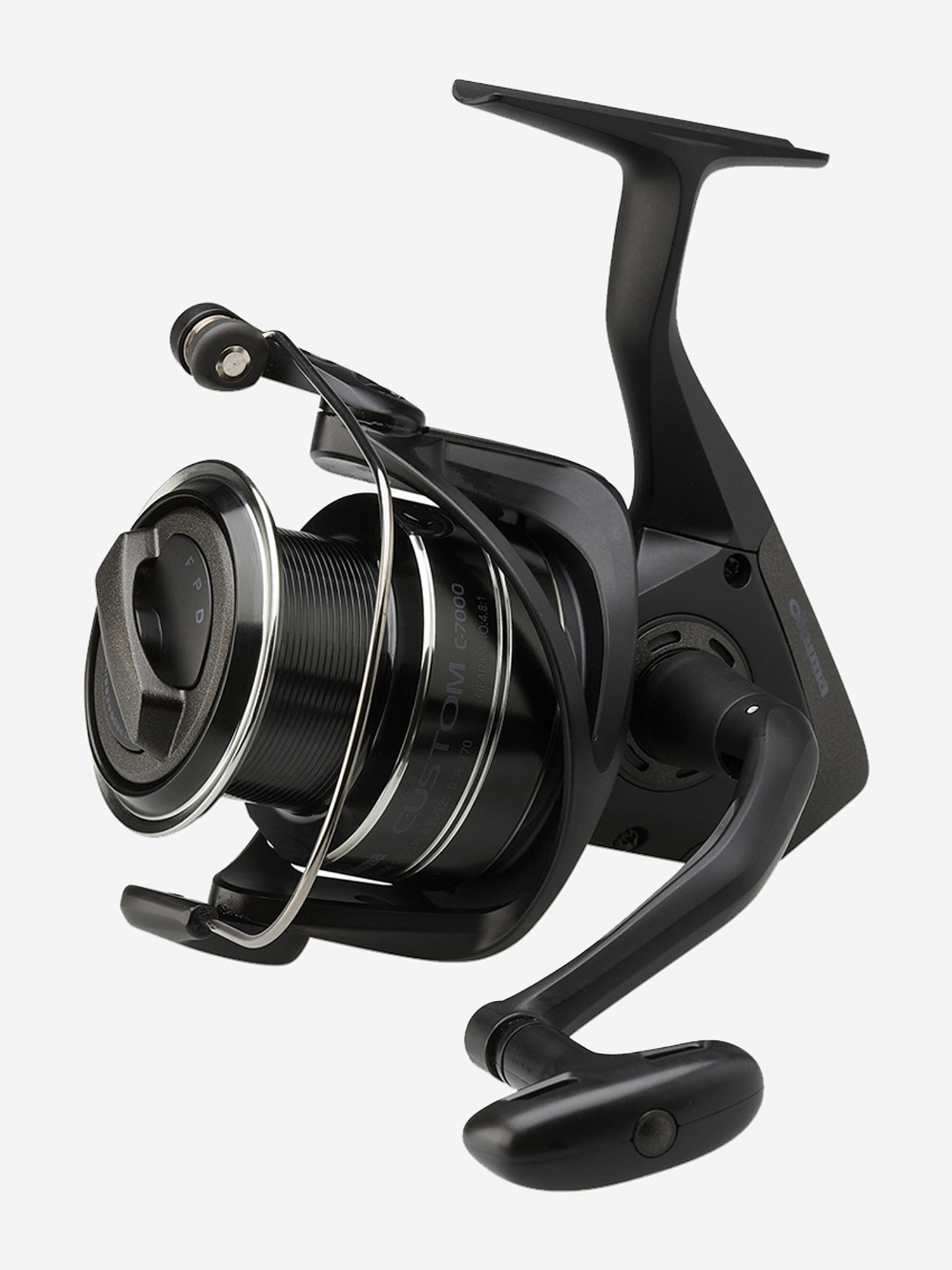 

Катушка для рыбалки Okuma Custom 7000 + дополнительная шпуля, Черный