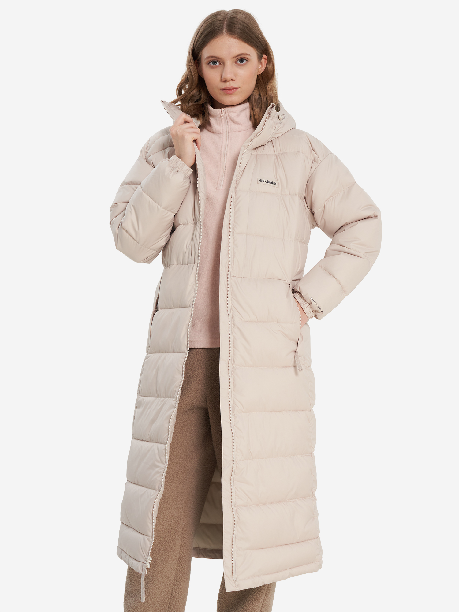 Пальто утепленное женское Columbia Pike Lake III, бежевый, арт. 18798