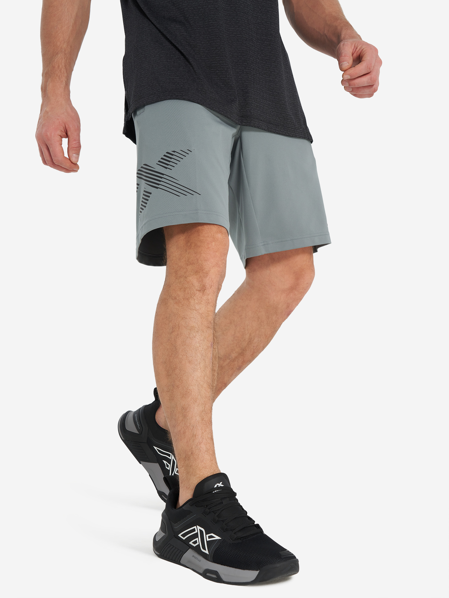 Мужские шорты Athlex, серый, арт. 32811