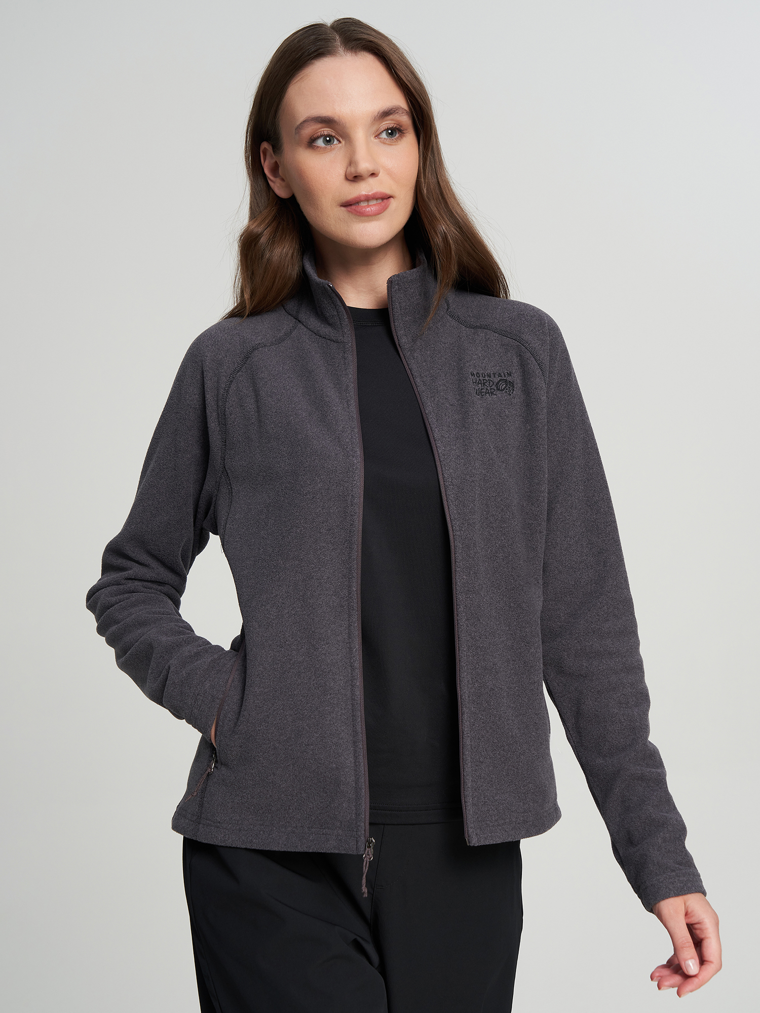 Джемпер флисовый женский Mountain Hardwear Microchill Jacket, Фиолетовый