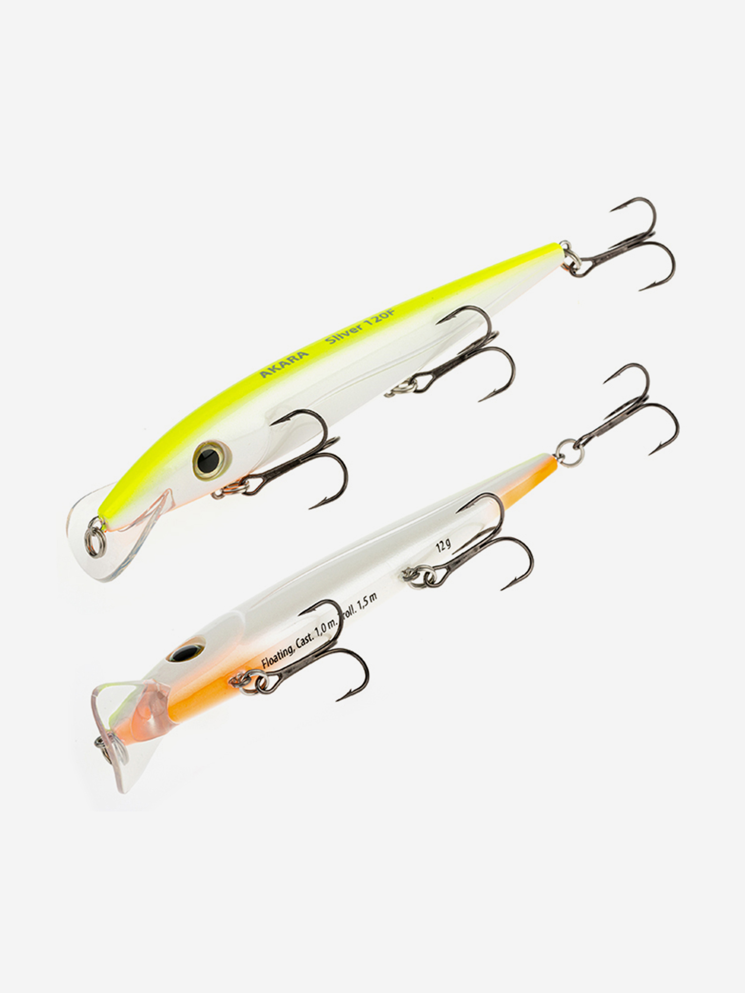 

Воблер Akara Sliver 120F 12 гр. (3/7 oz 4,7 in) A184, Мультицвет