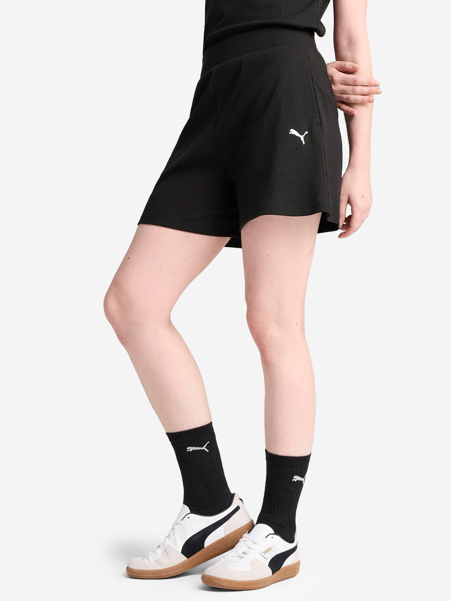 

Шорты спортивные женские PUMA Ess Elevated, Черный