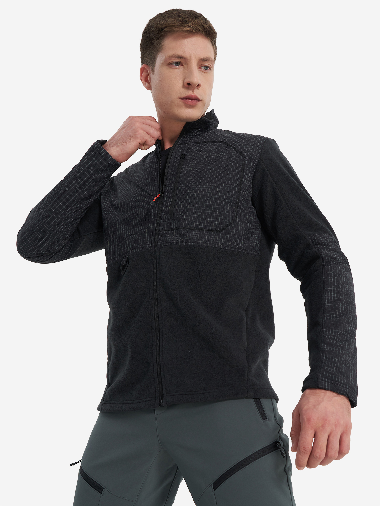 Джемпер флисовый мужской Northland, черный, арт. 138303n16-99