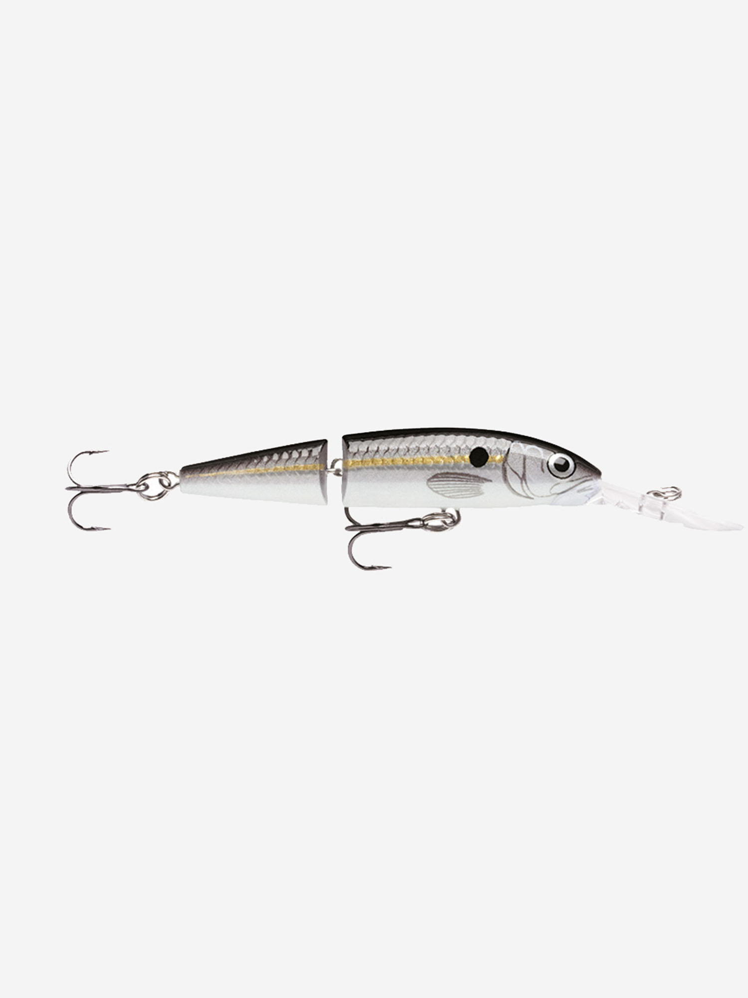 

Воблер для рыбалки RAPALA Jointed Deep Husky Jerk 08, 8см, 5гр, цвет SSD, нейтральный, Серебряный