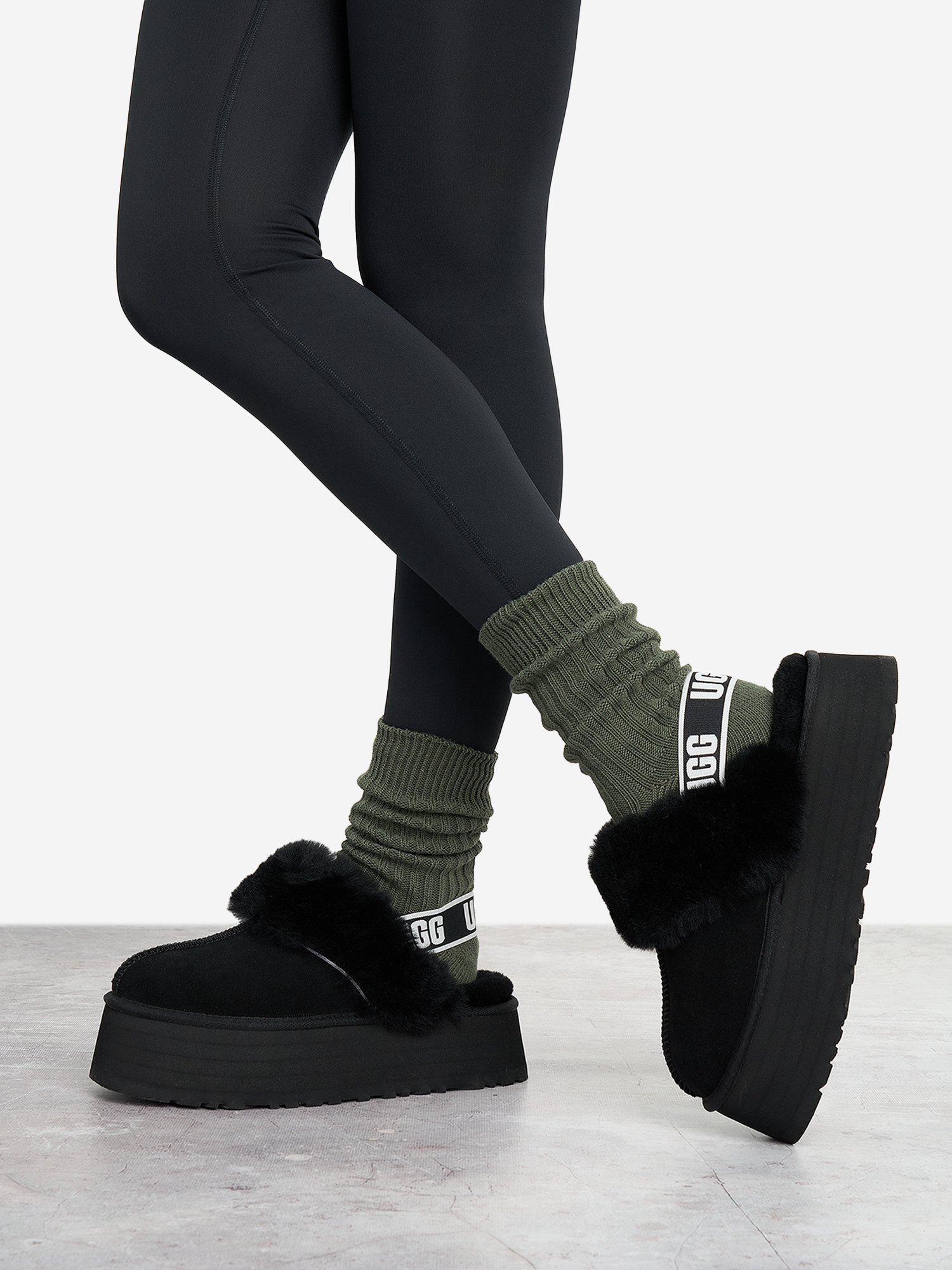 Угги женские UGG Funkette, Черный