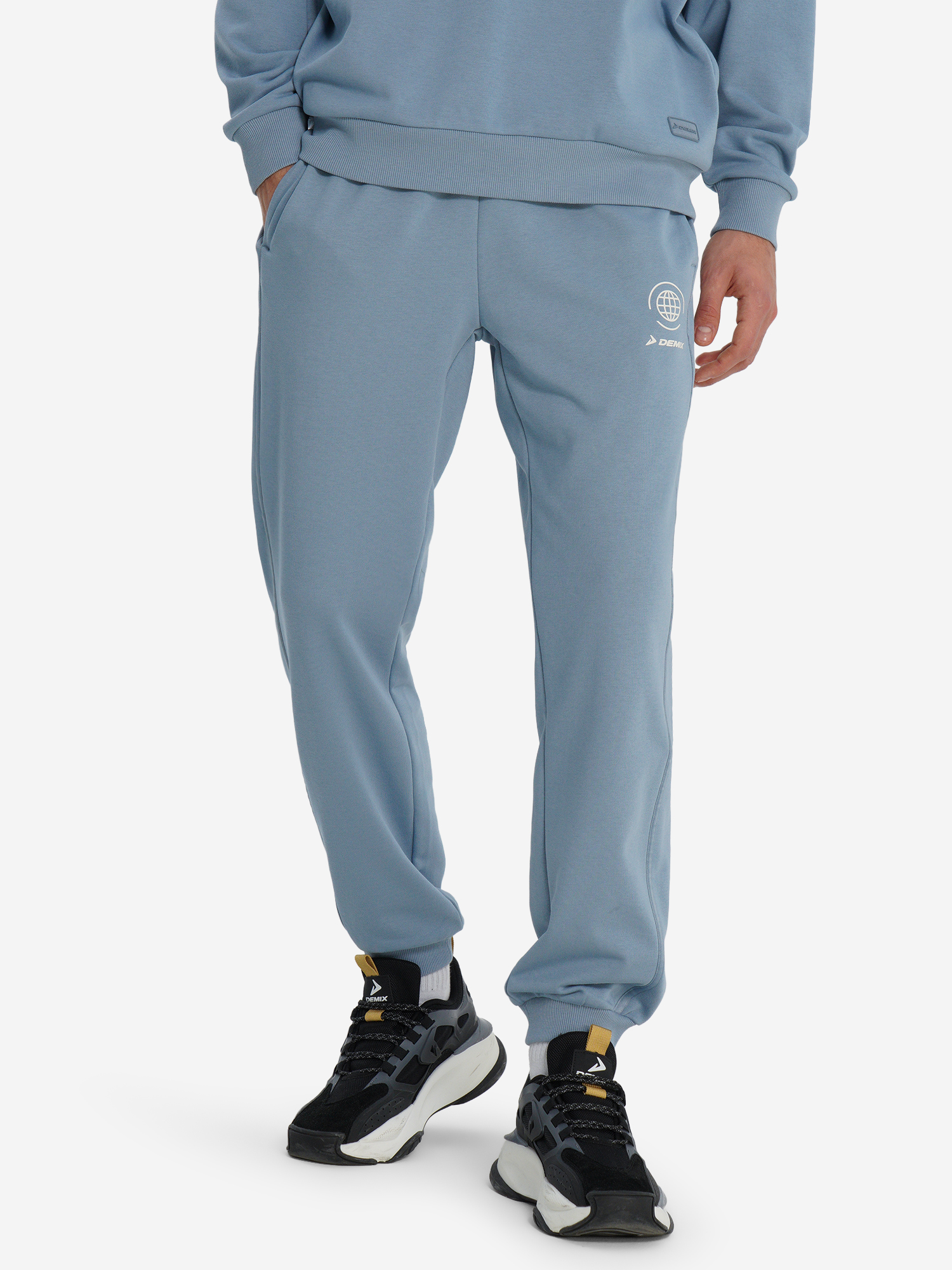 Изображение товара Мужские брюки Demix джоггеры Васильковый легкие спортивные лето