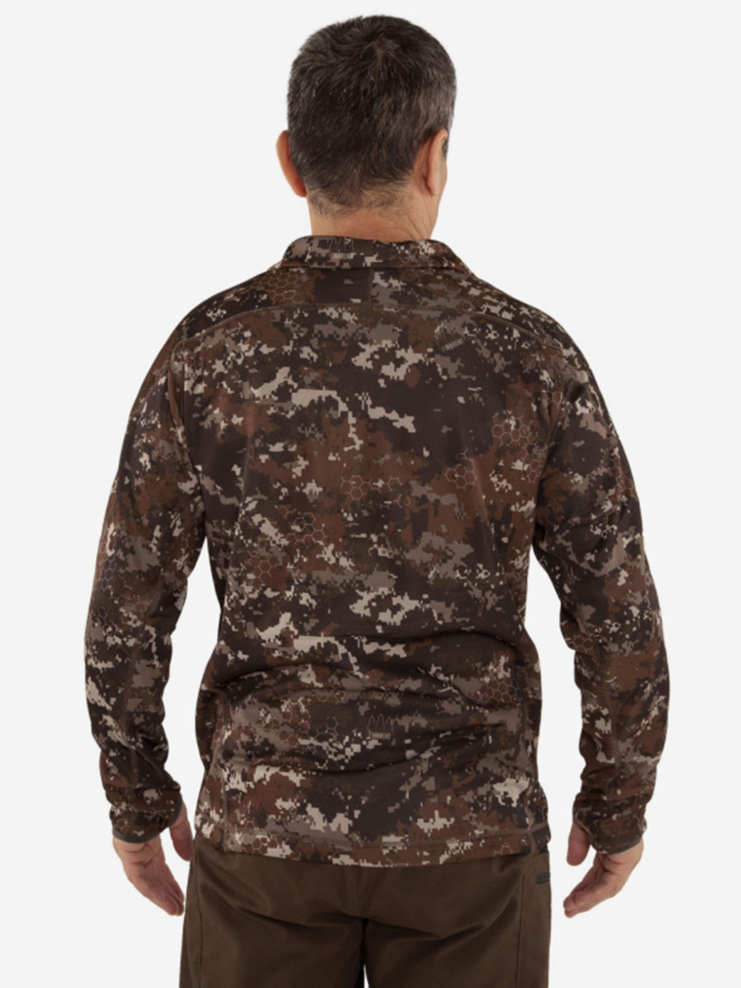 Толстовка FINNHUNT 1/2 Zip Universal Autumn Camo, Коричневый FH00130-01SZUJF3A-01, размер 60 - фото 2