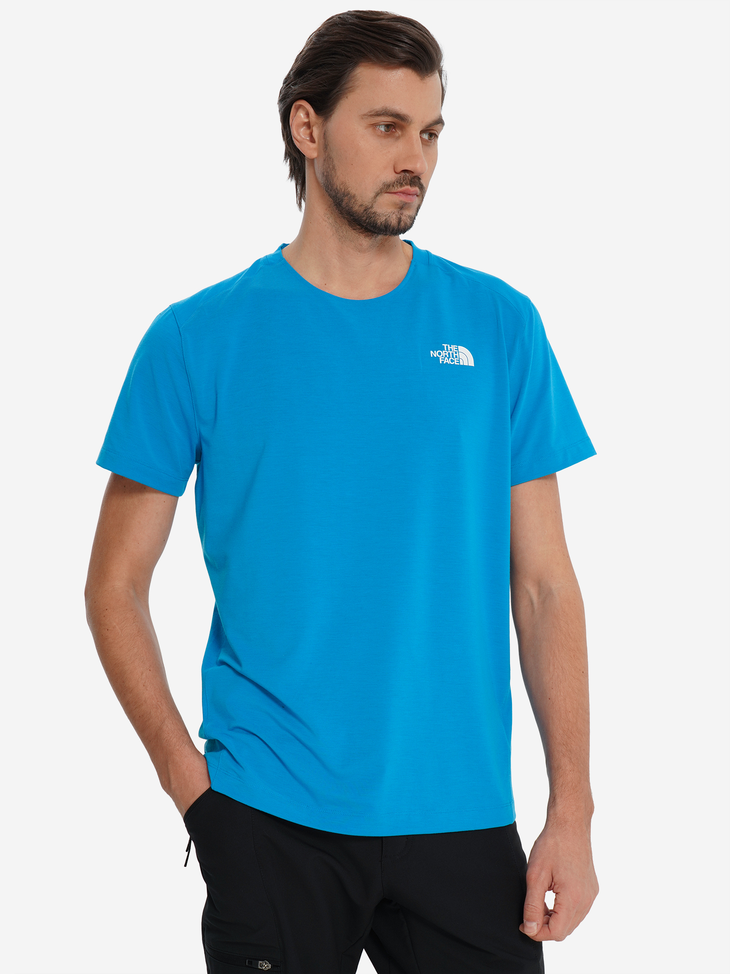 Футболка The North Face Lightning Alpine, голубой, арт. nf0a87h7ri31t1k-.