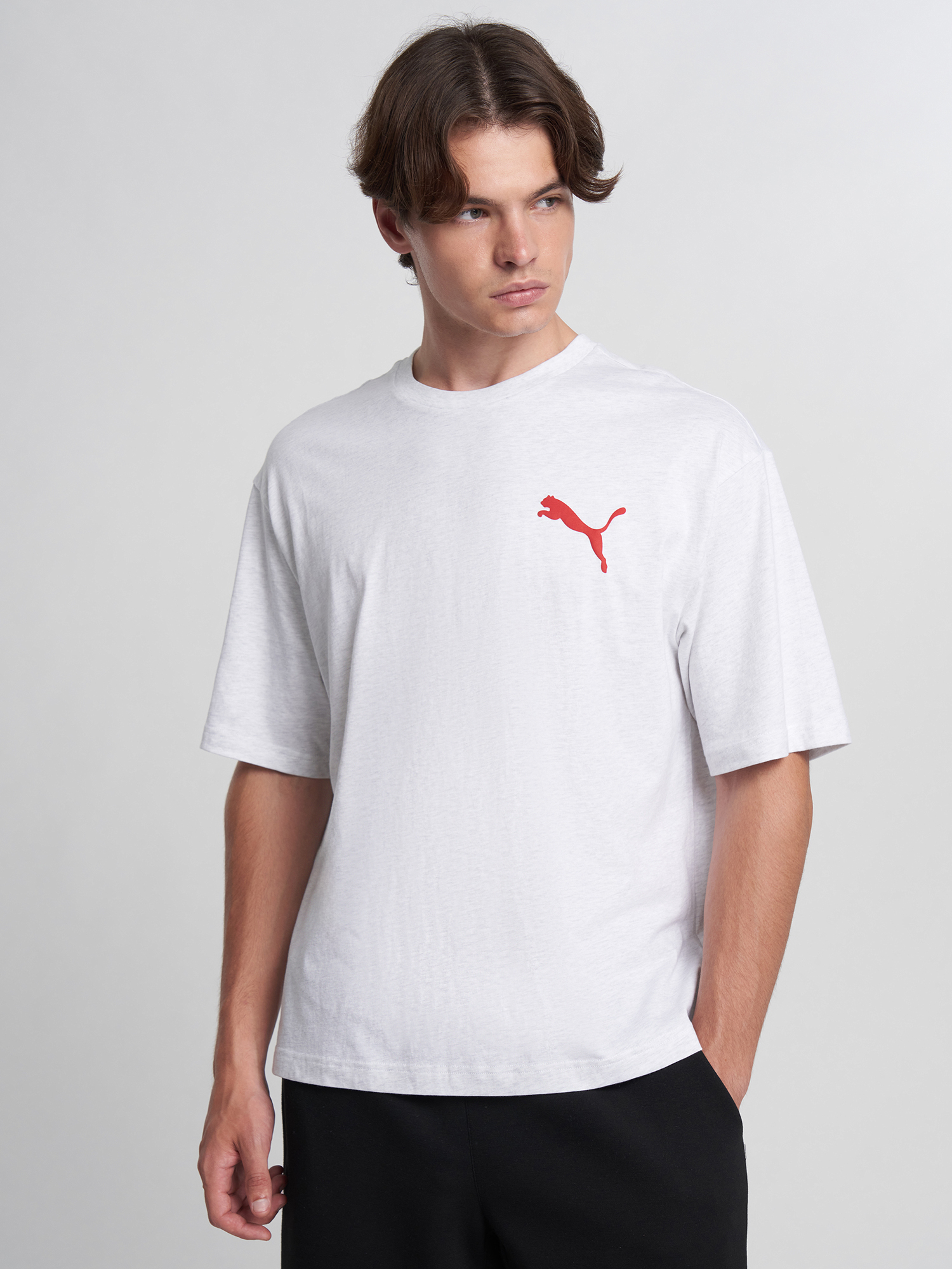 Изображение товара Футболка мужская PUMA Graphics Boxy свободного кроя из хлопка Изображение товара Футболка мужская PUMA Graphics Boxy свободного кроя из хлопка
