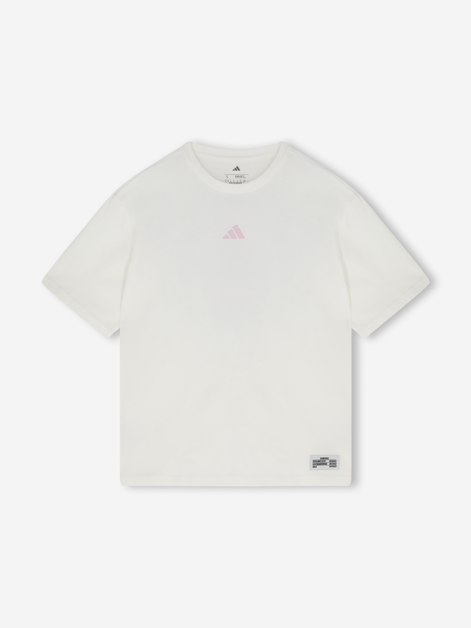 Изображение товара Женская футболка adidas из натурального хлопка с логотипом, свободный крой