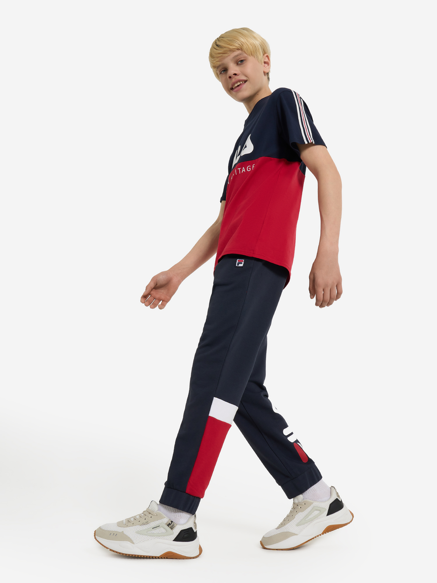 фото Брюки для мальчиков fila, синий