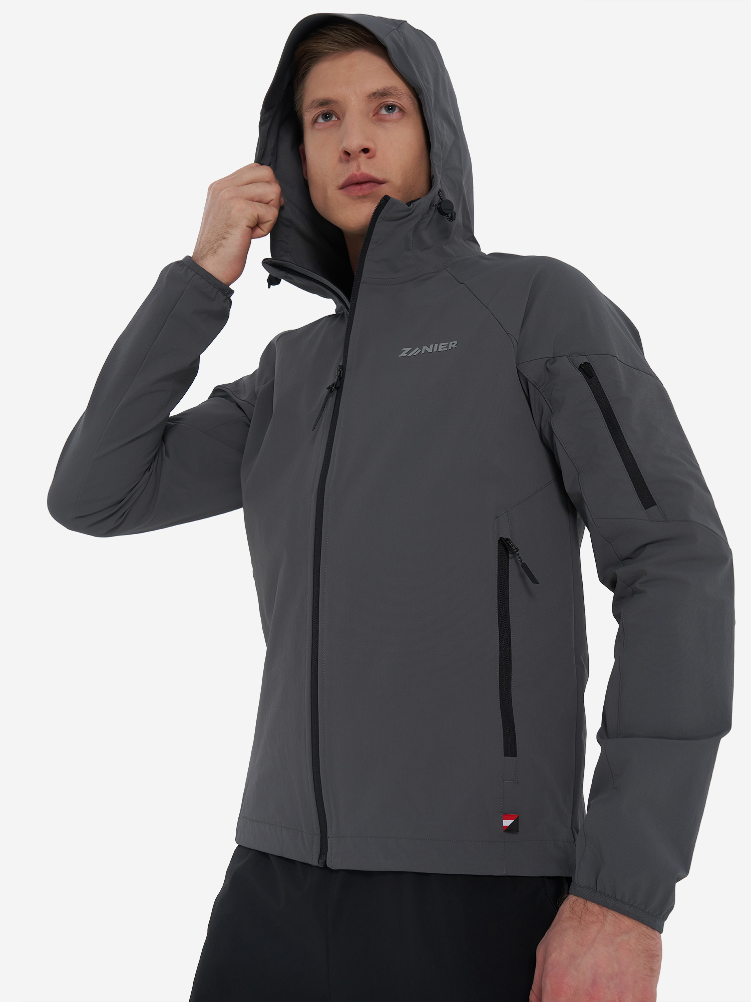 Изображение товара Мужская толстовка Zanier со защитой от ветра для походов и активного отдыха