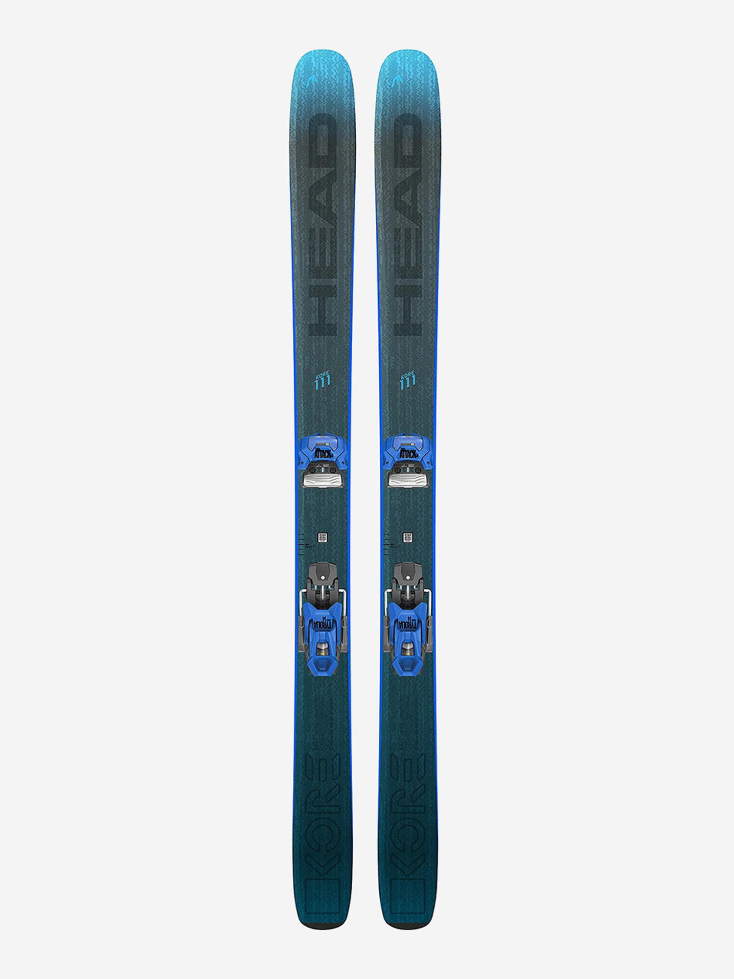 

Горные лыжи с креплениями Head Kore 111 + ATTACK 14 GW 24/25, Синий