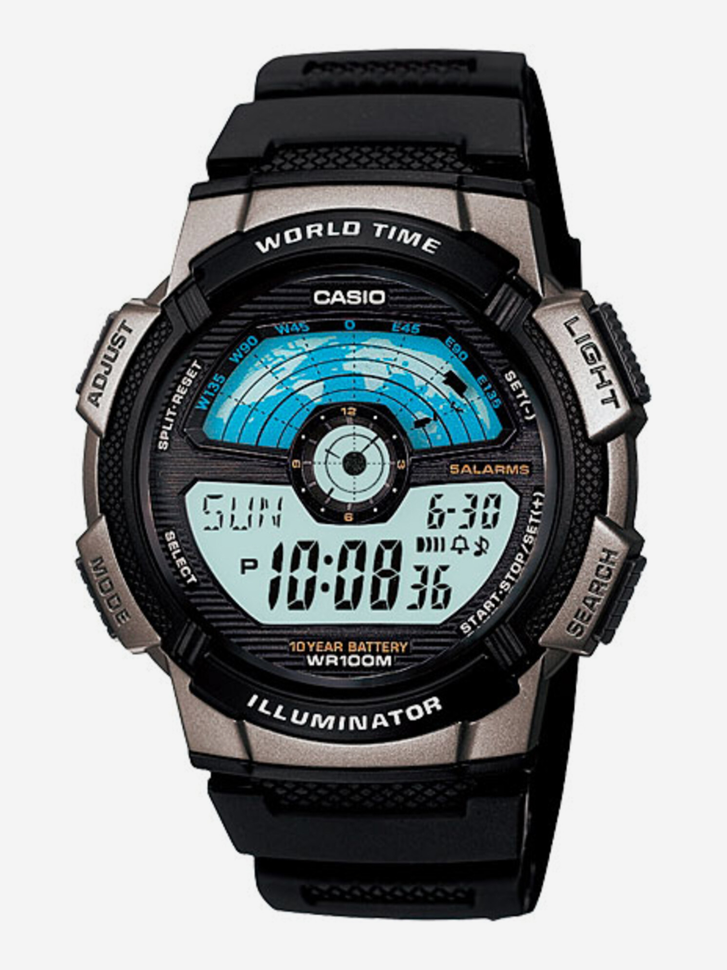

Наручные часы Casio AE-1100W-1A, Черный