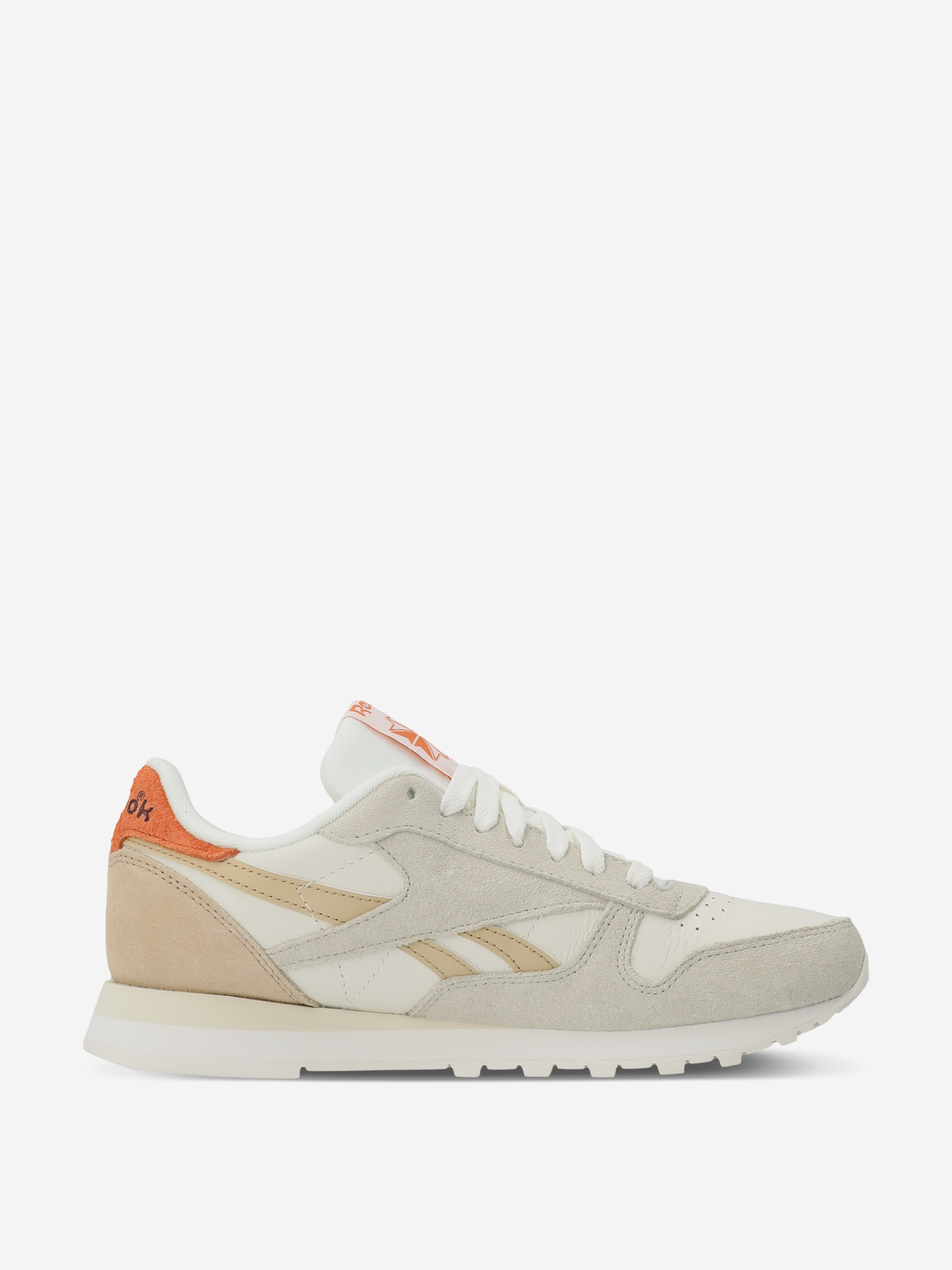 Кроссовки женские Reebok Classic Leather, Бежевый 4
