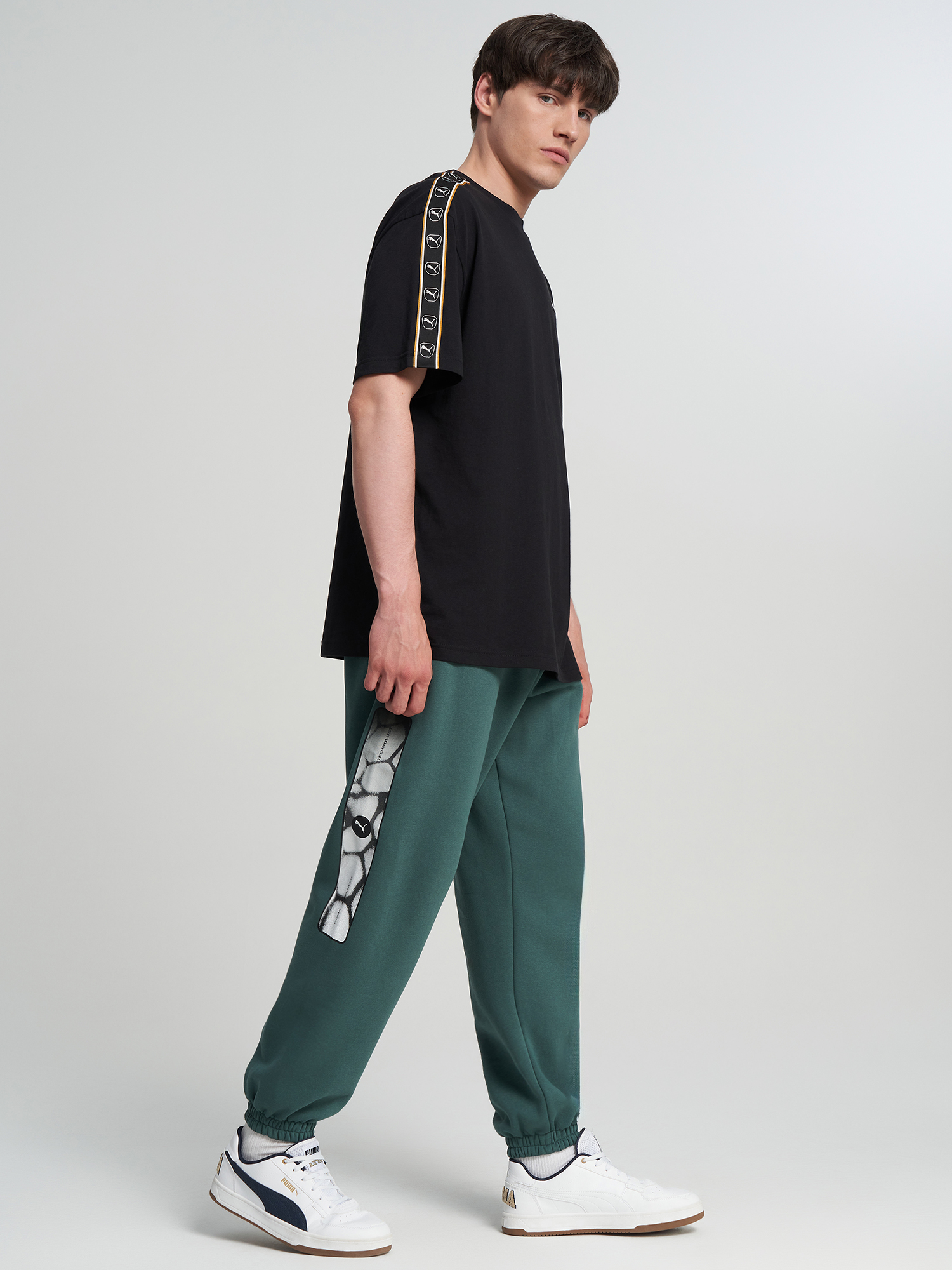 Брюки мужские PUMA Sport Street, Зеленый 4