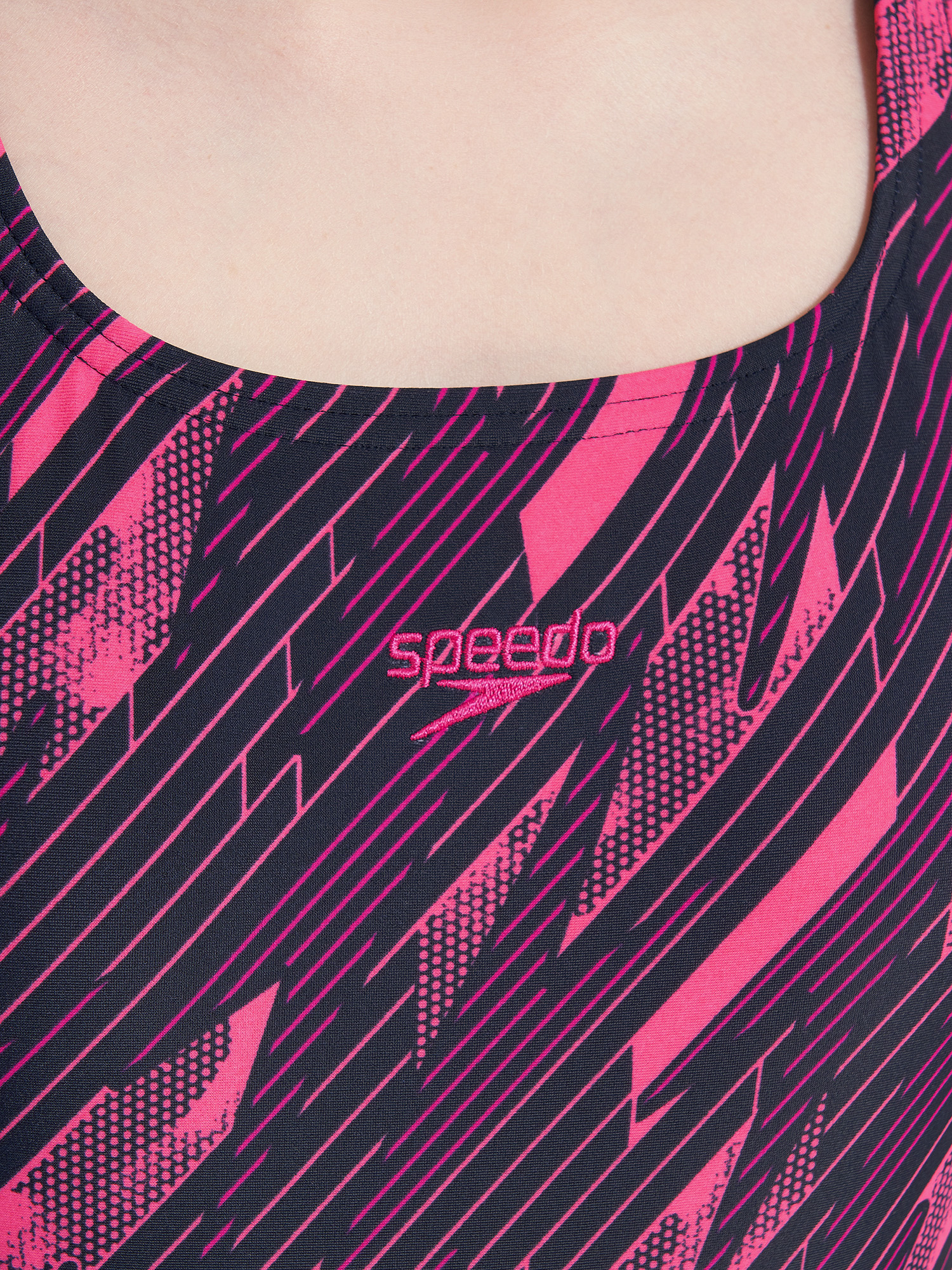 фото Купальник слитный для девочек speedo hyperboom, синий