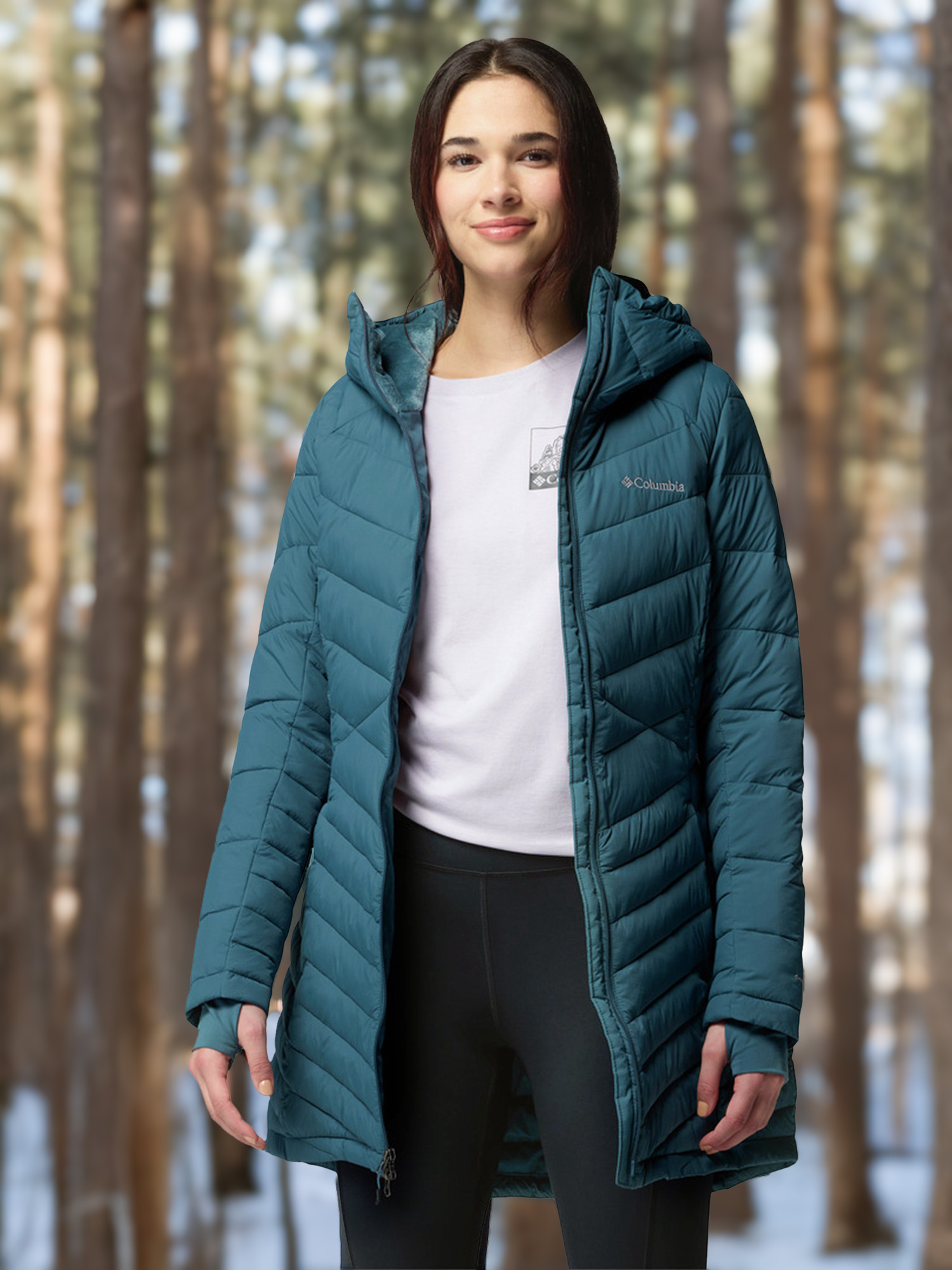 

Куртка утепленная женская Columbia Joy Peak II Mid Jacket, Голубой