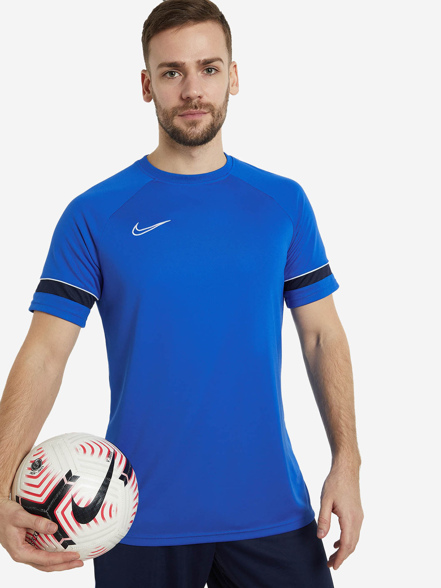 Футболка мужская Nike Dri-FIT Academy, Синий футболка мужская nike academy pro голубой