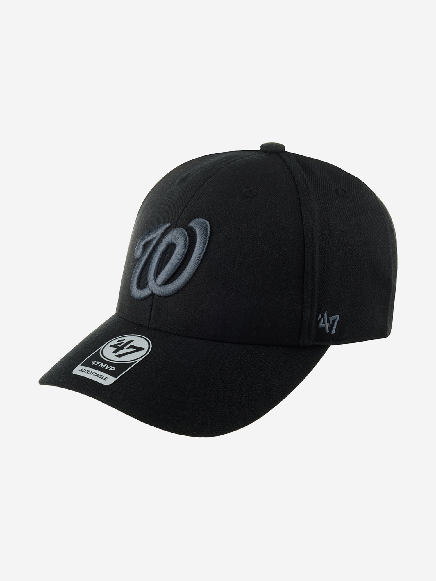 

Бейсболка 47 BRAND B-MVP15WBV-BKC Washington Nationals MLB (черный), Черный