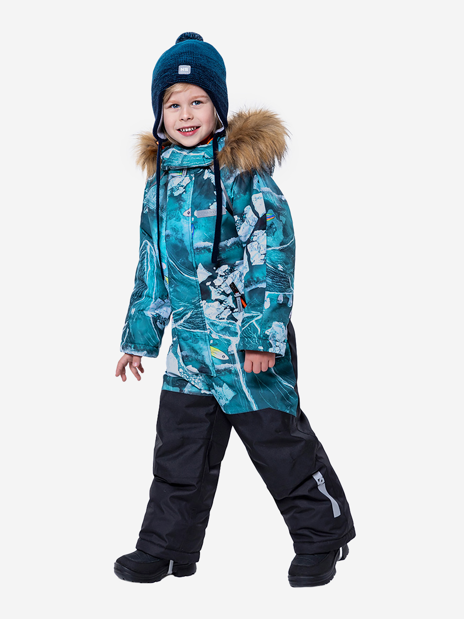 

Комбинезон зимний для мальчика NIKASTYLE, Голубой