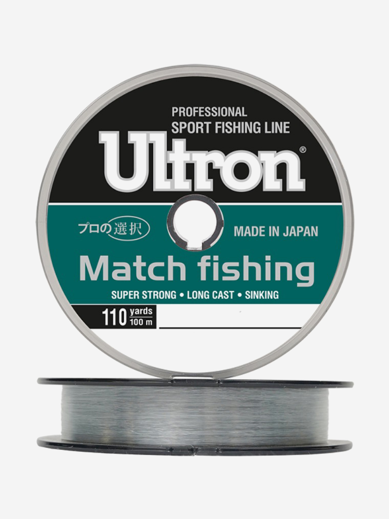 

Монофильная леска для рыбалки ULTRON Match Fishing 0,219 мм, 5,5 кг, 100 м, светло-голубая, 1 штука, Голубой