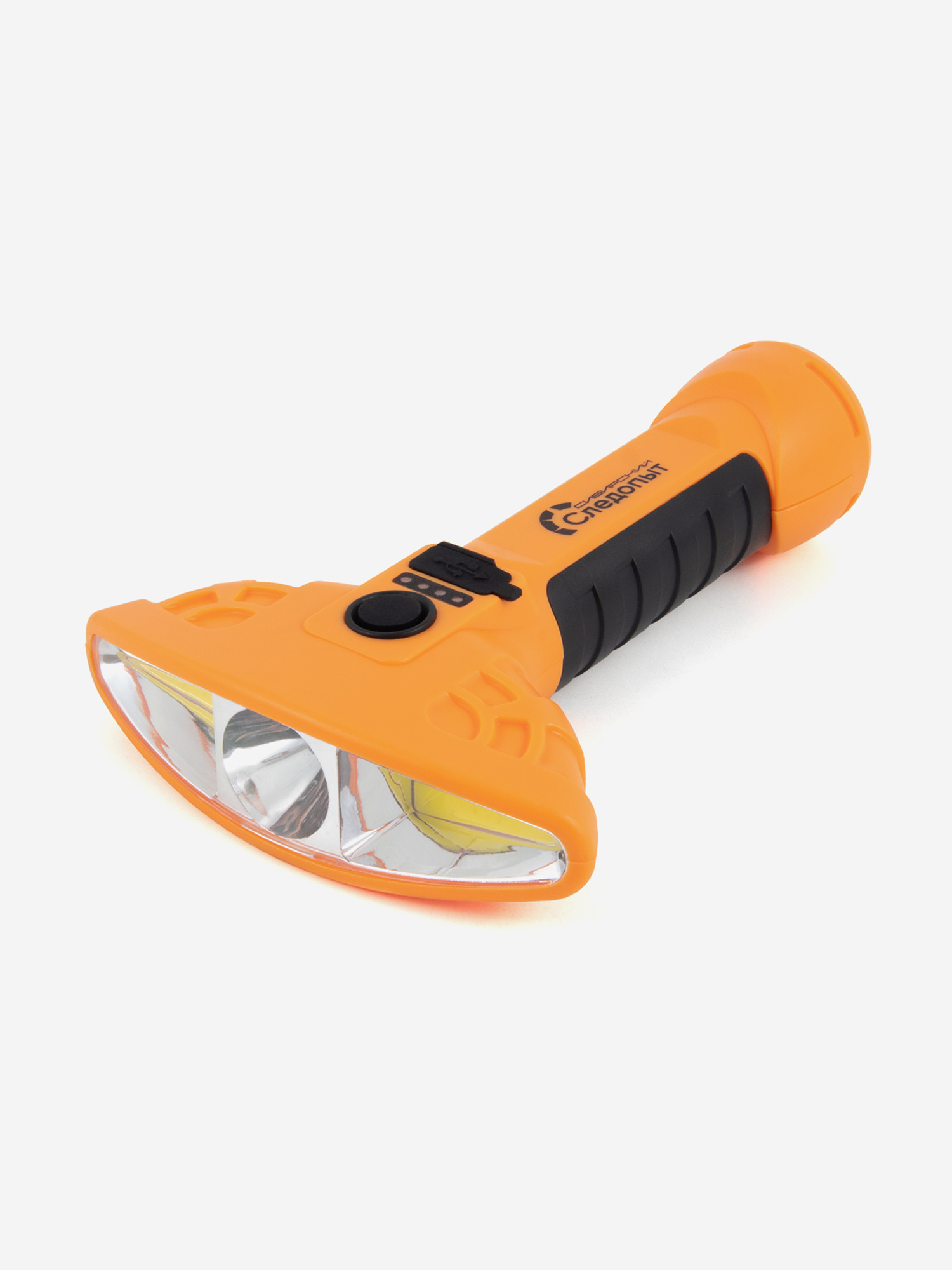 

Фонарь ручной Сибирский Следопыт-Starship,  Led+2 Cob, аккумулятор 220В., Желтый