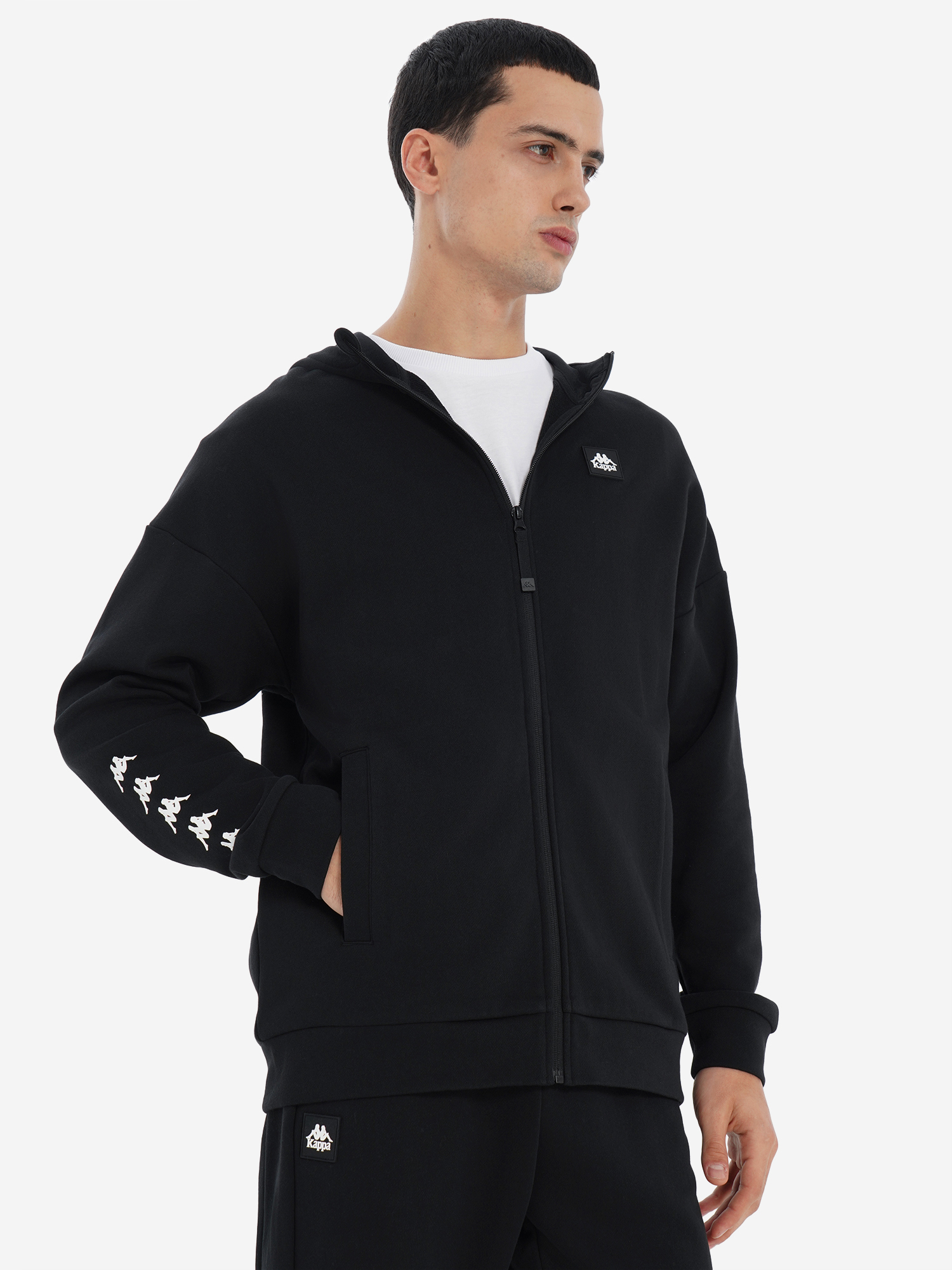 Мужская толстовка Kappa, черный, арт. 32470