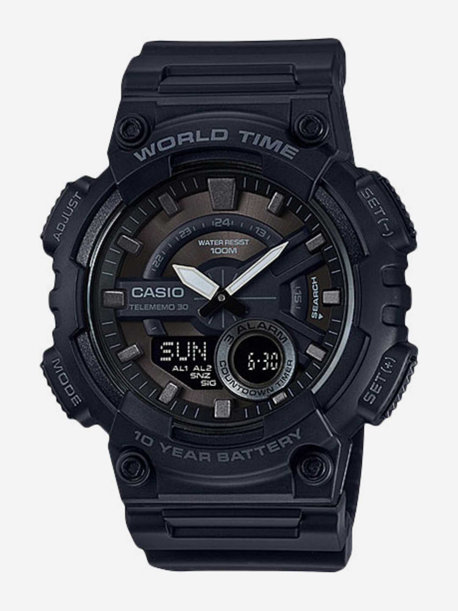 

Наручные часы Casio AEQ-110W-1B, Черный