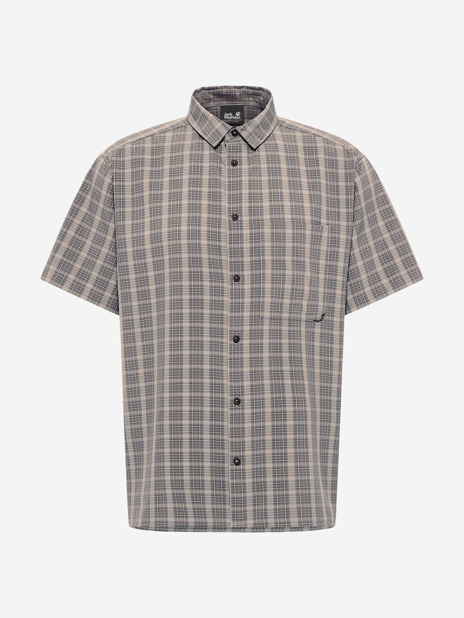 Изображение товара Мужская рубашка с коротким рукавом Jack Wolfskin Meseta для активного отдыха