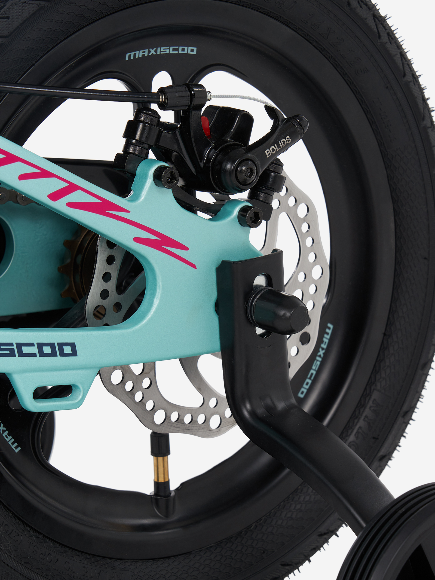 фото Велосипед для девочек maxiscoo jazz pro 14", голубой