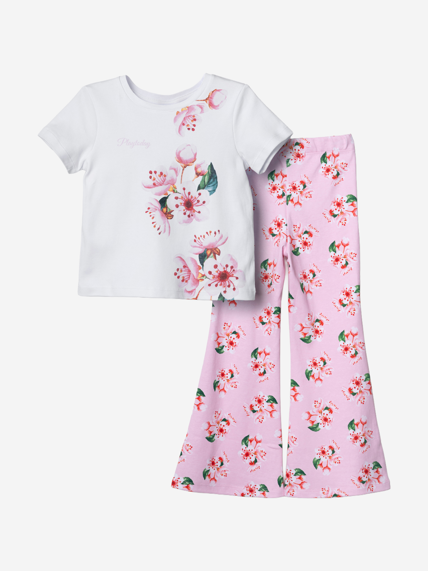 Изображение товара Комплект для девочек: футболка, брюки PlayToday